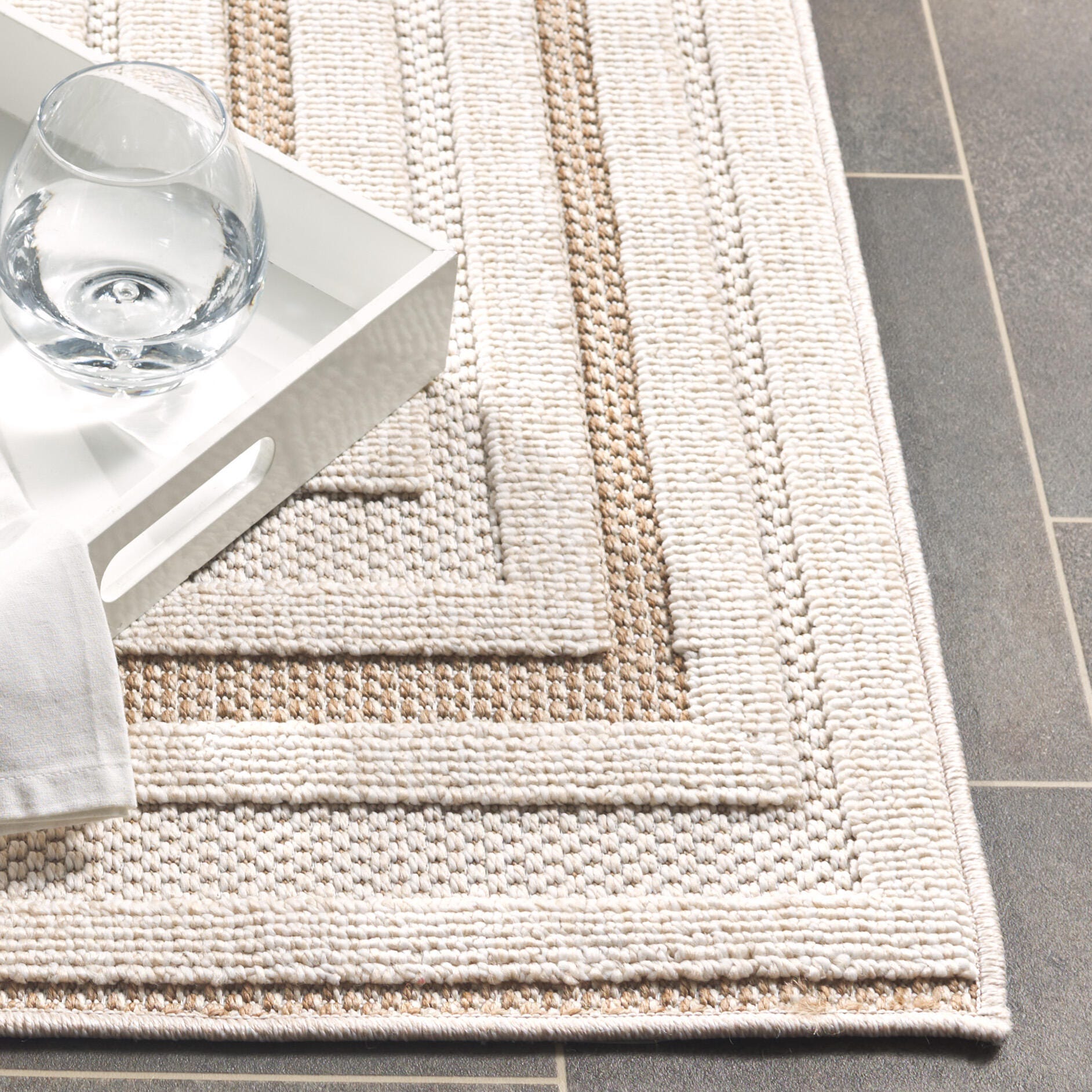 Safavieh Global 4' x 6' Area Rug, Light Beige/Beige, large