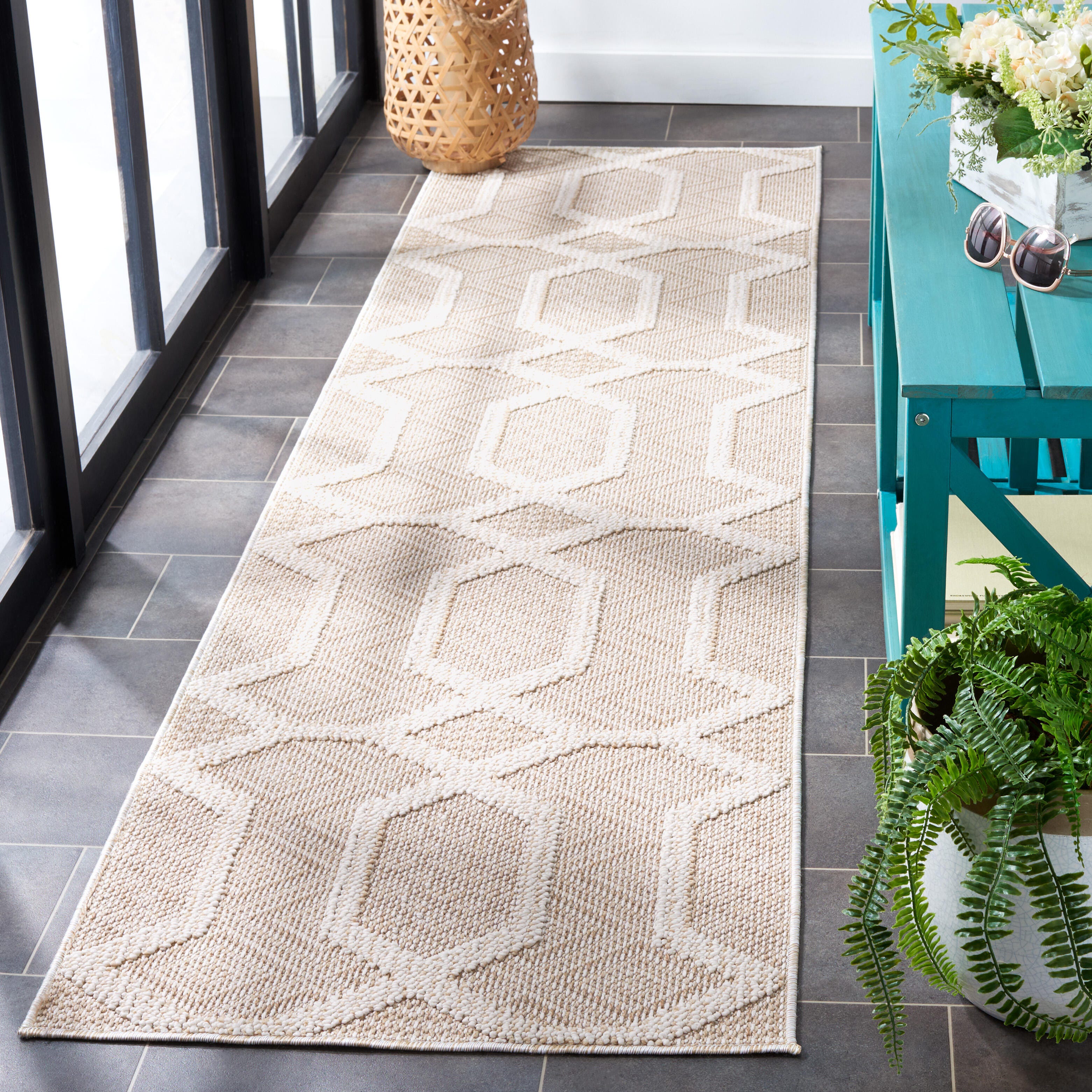 Safavieh Global 2' 2" x 8' Runner Rug, Beige/Ivory, large