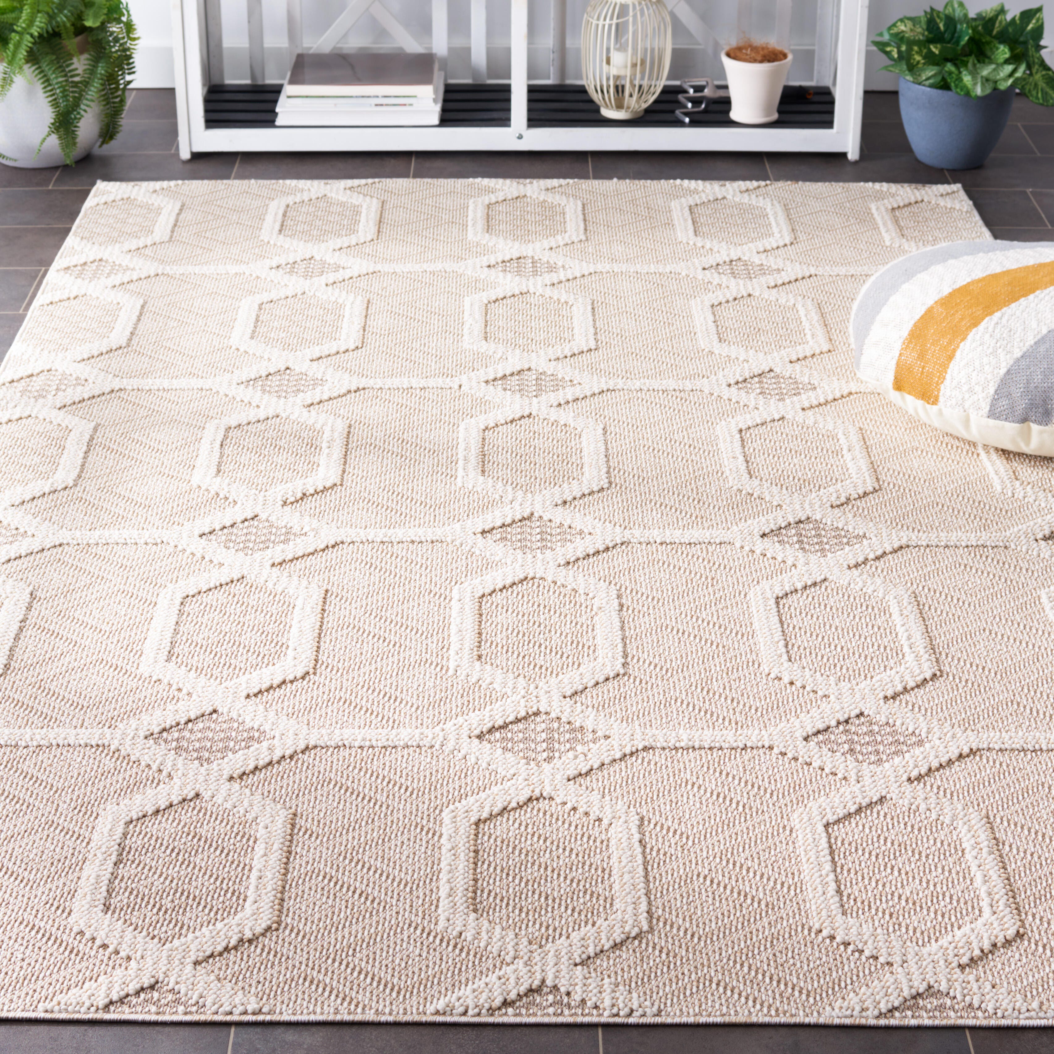 Safavieh Global 9' x 12' Area Rug, Beige/Ivory, rollover