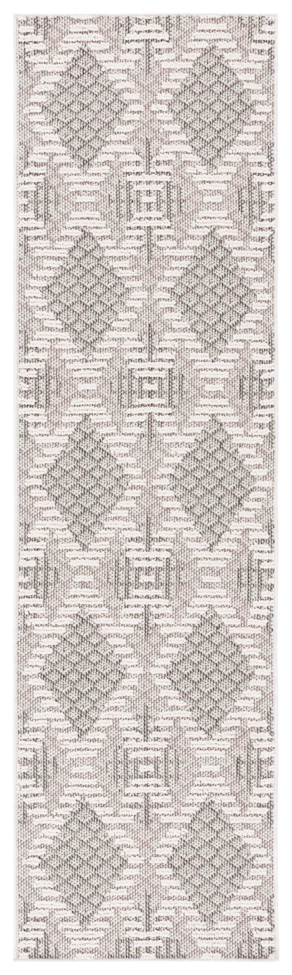 Safavieh Global 2' 2" x 8' Runner Rug, Gray/Ivory, large