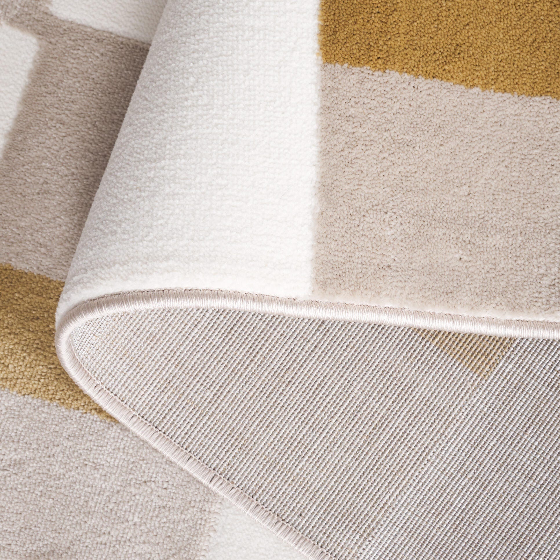Safavieh Groove 6' 7" x 6' 7" Square Area Rug, Ivory/Gold, large