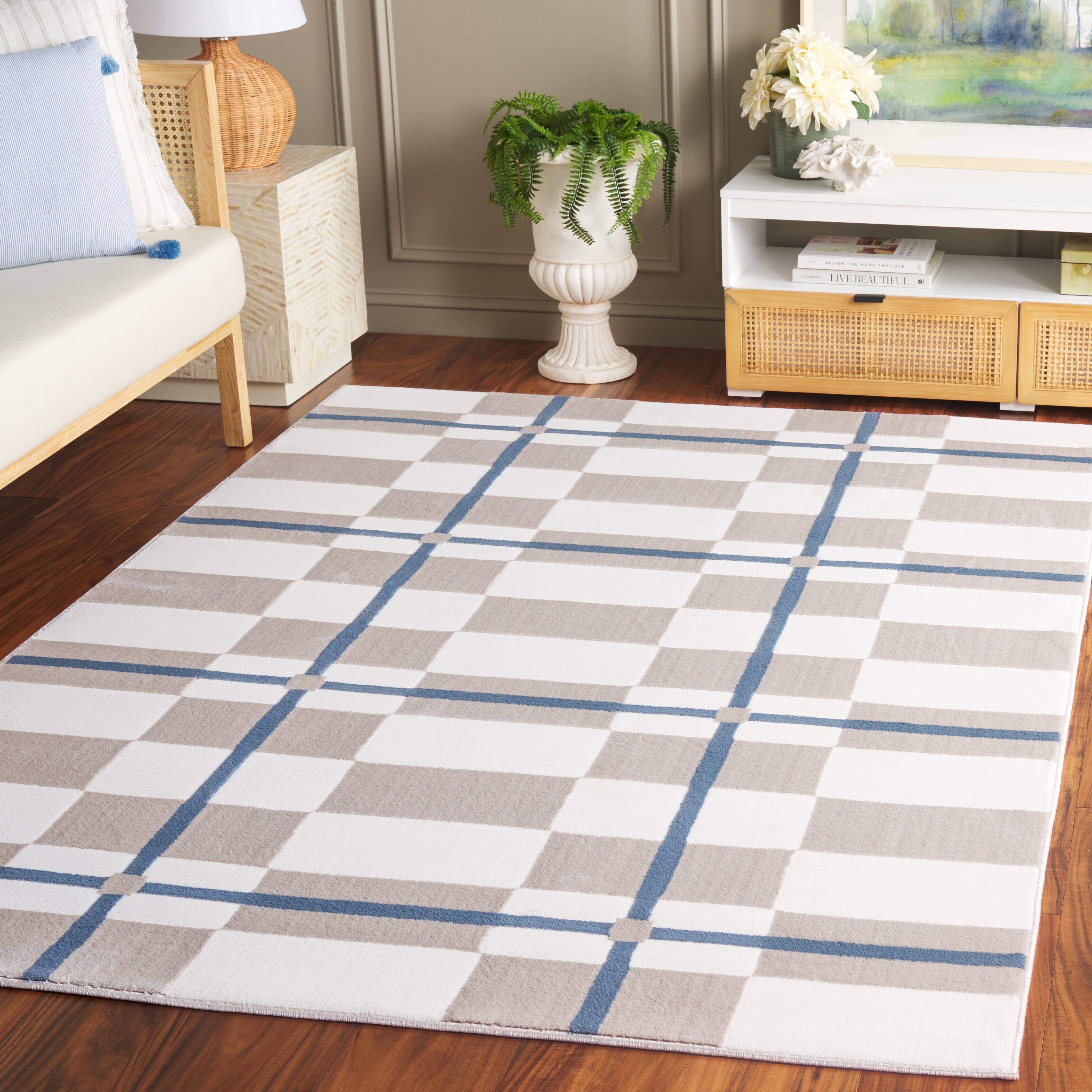 Safavieh Groove 9' x 12' Area Rug, Ivory/Blue