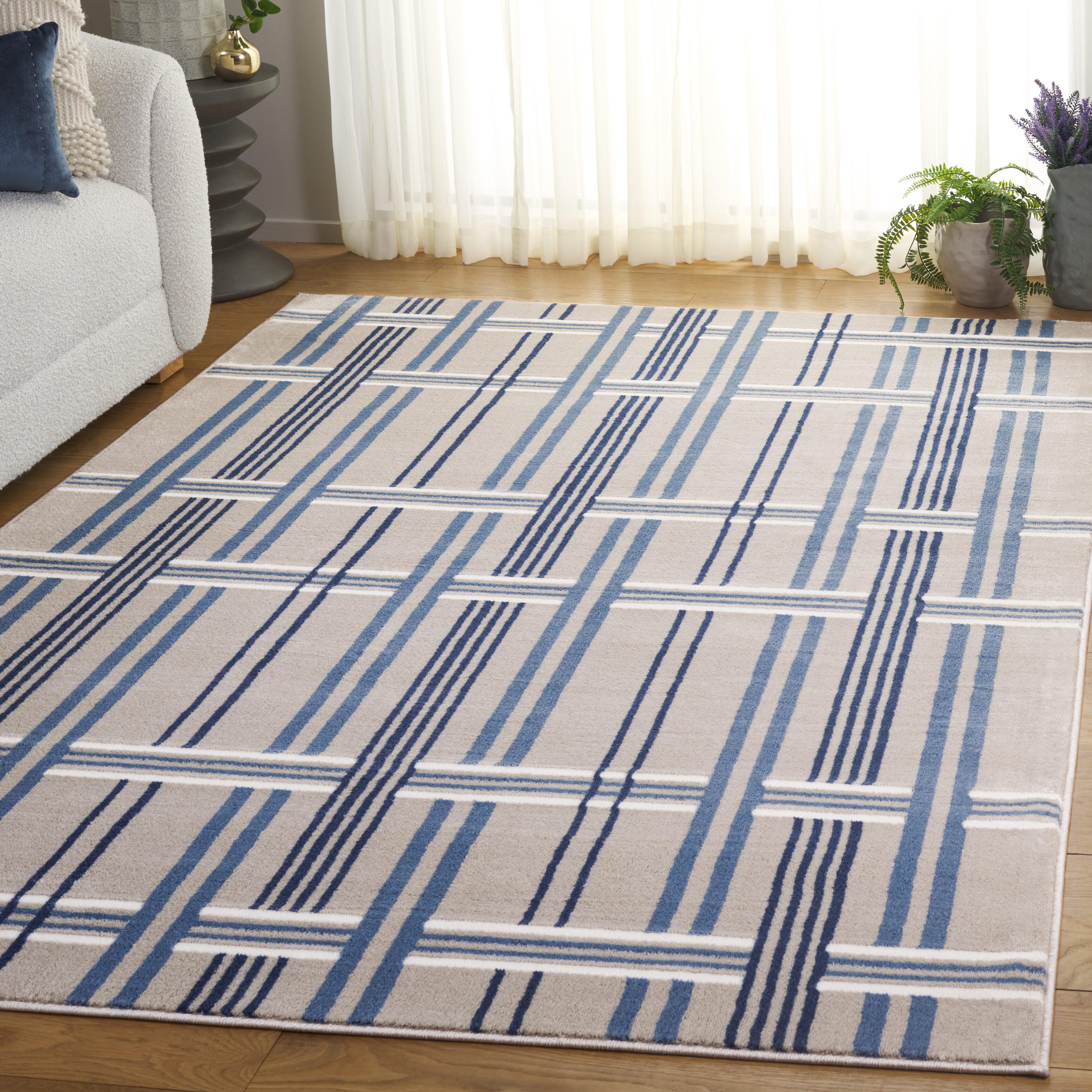 Safavieh Groove 8' x 10' Area Rug, Beige/Blue, rollover