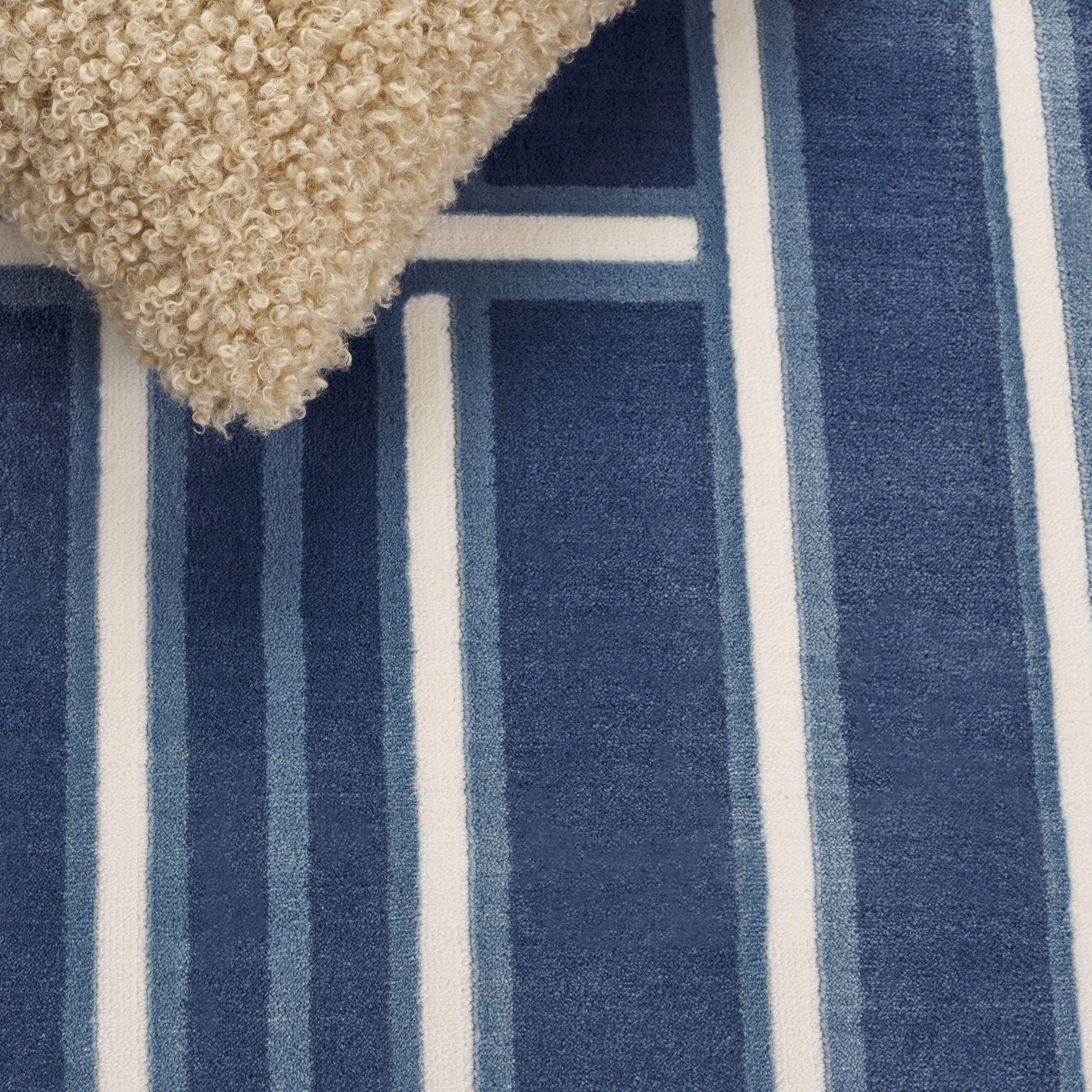 Safavieh Groove 4' x 6' Area Rug, Blue/Ivory, large