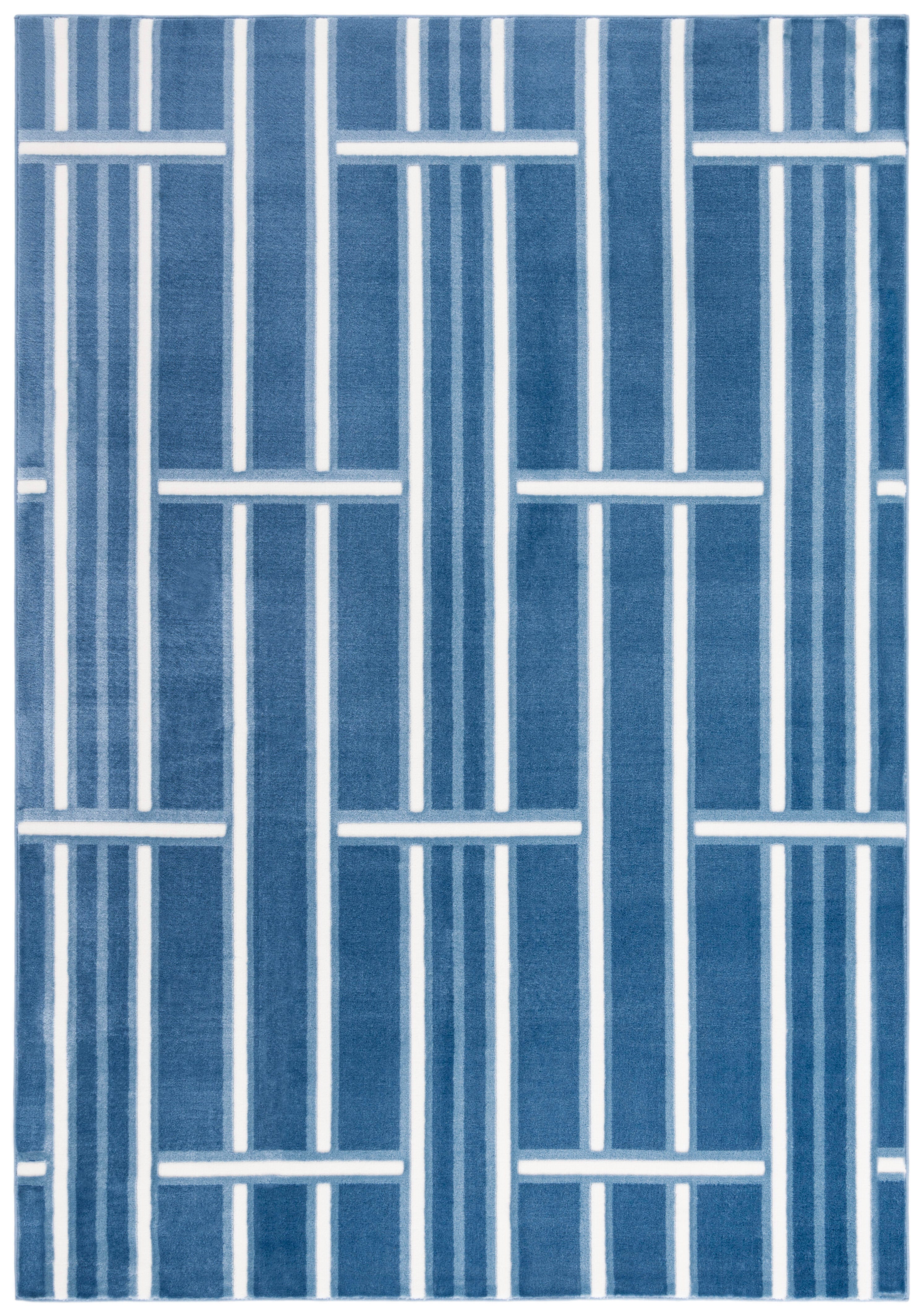 Safavieh Groove 9' x 12' Area Rug, Blue/Ivory, large