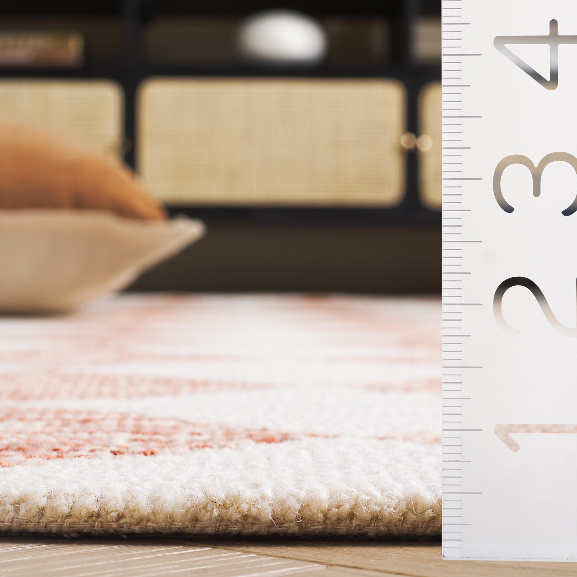 Safavieh Ebony 2' 3" x 9' Runner Rug, Rust/Ivory, large