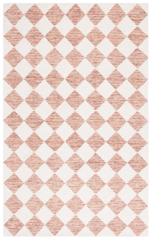 Safavieh Ebony 5' x 8' Area Rug, Rust/Ivory, large