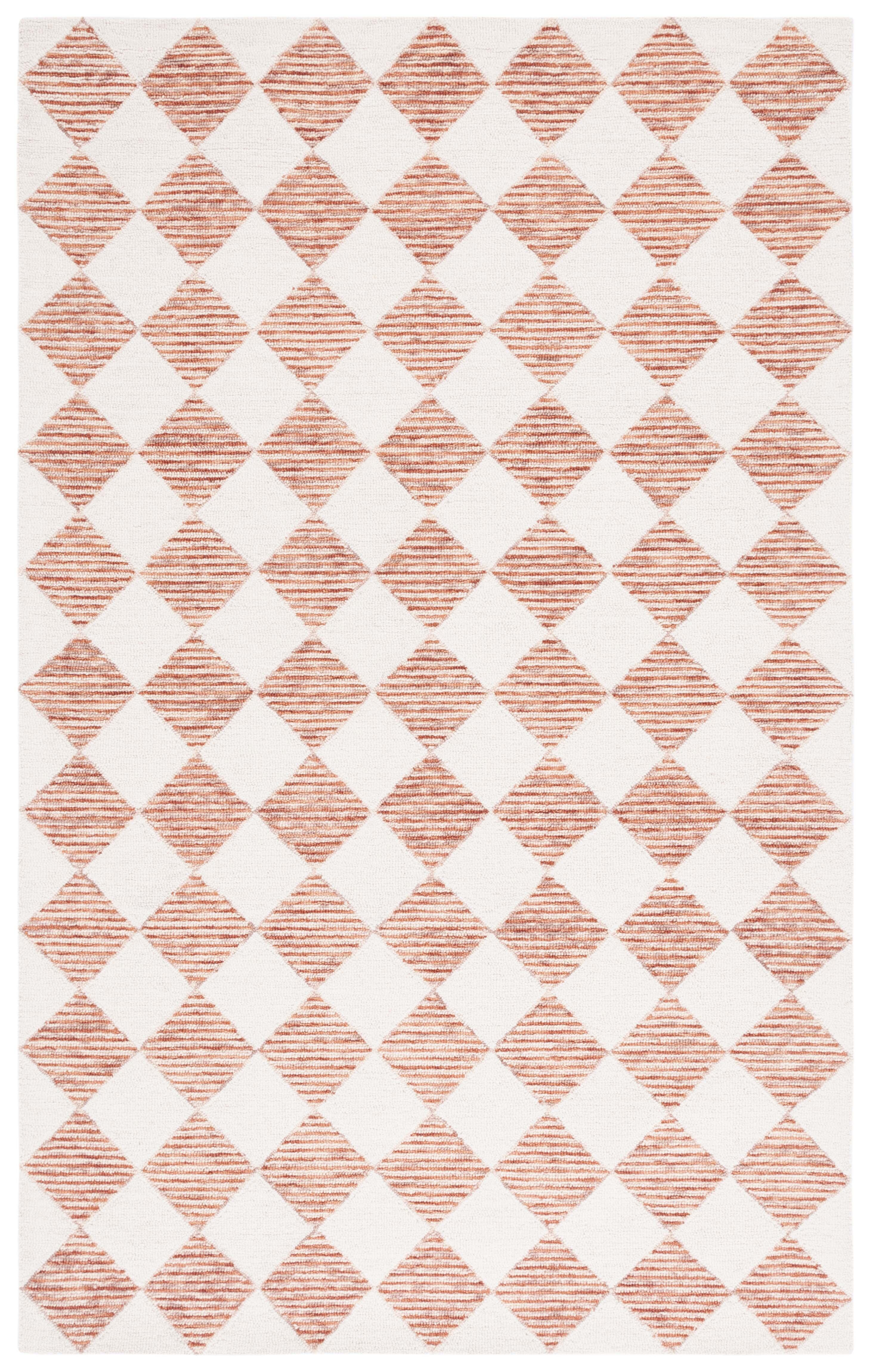Safavieh Ebony 3' x 5' Area Rug, Rust/Ivory, large