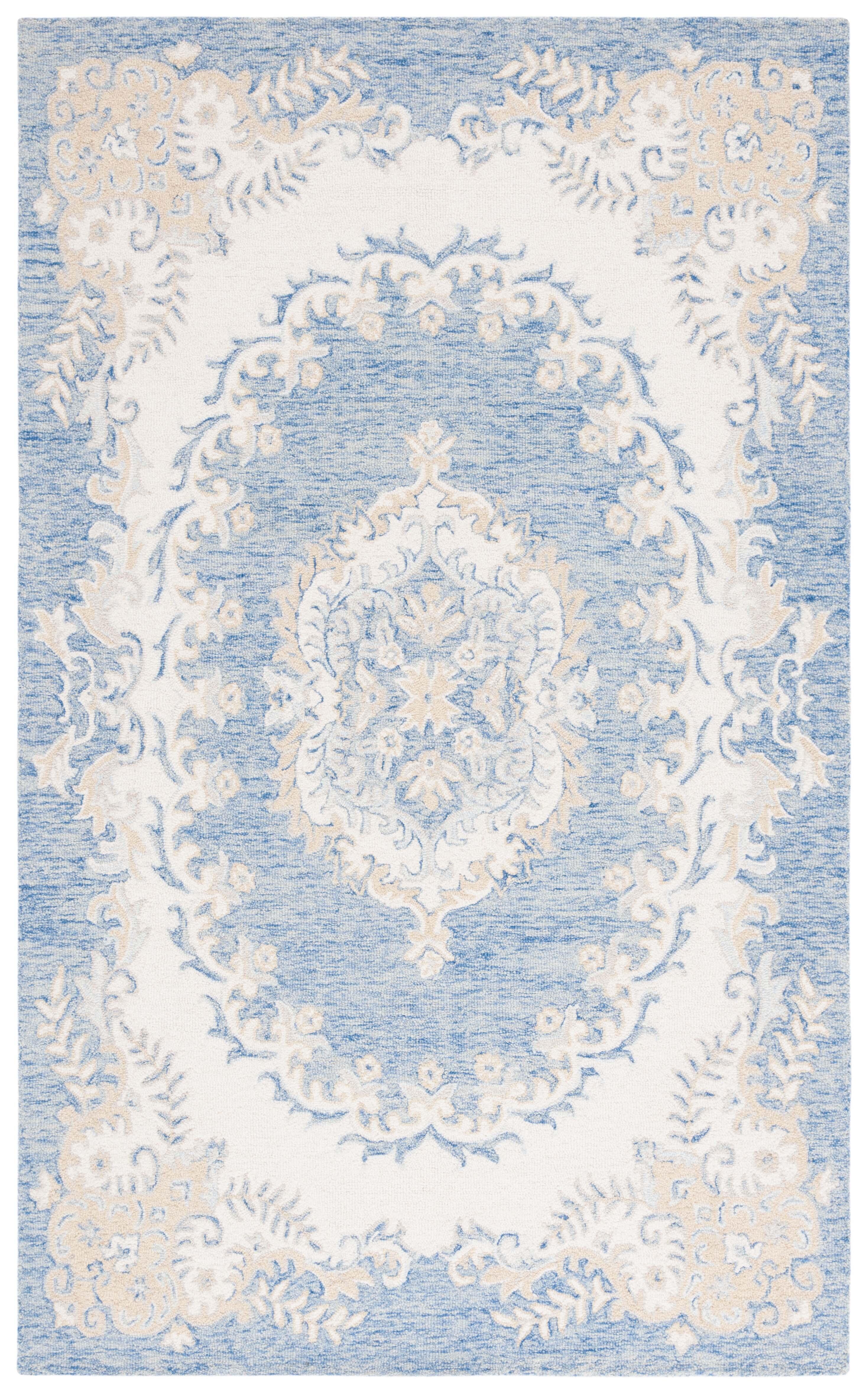 Safavieh Ebony 8' x 10' Area Rug, Blue/Ivory, large