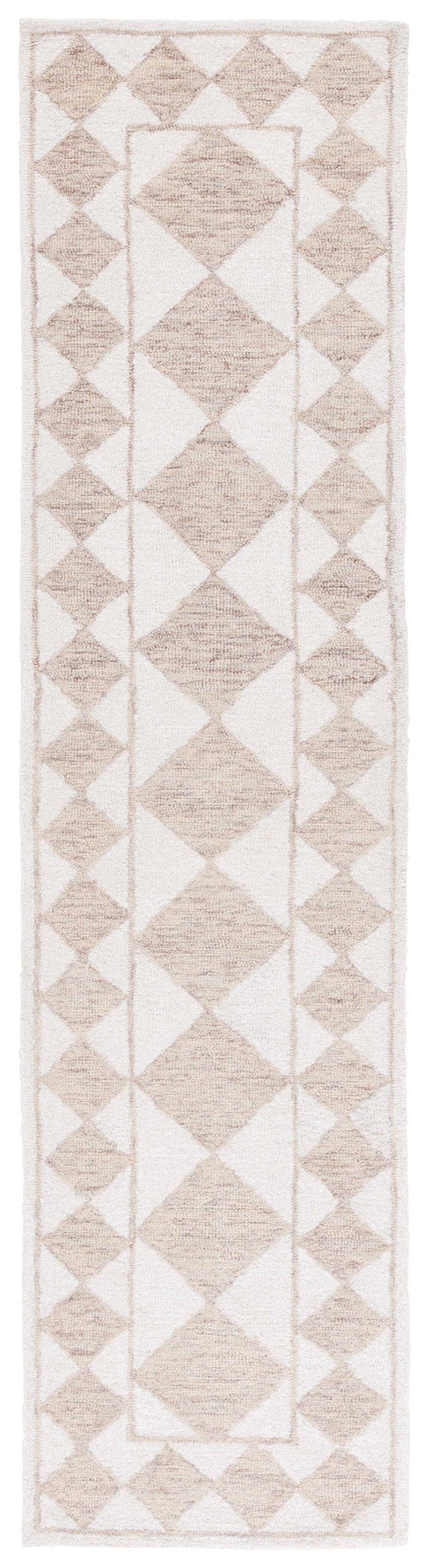 Safavieh Ebony 2' 3" x 9' Runner Rug, Light Brown/Ivory, large