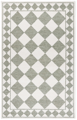 Safavieh Ebony 4' x 6' Area Rug, Sage/Ivory, large