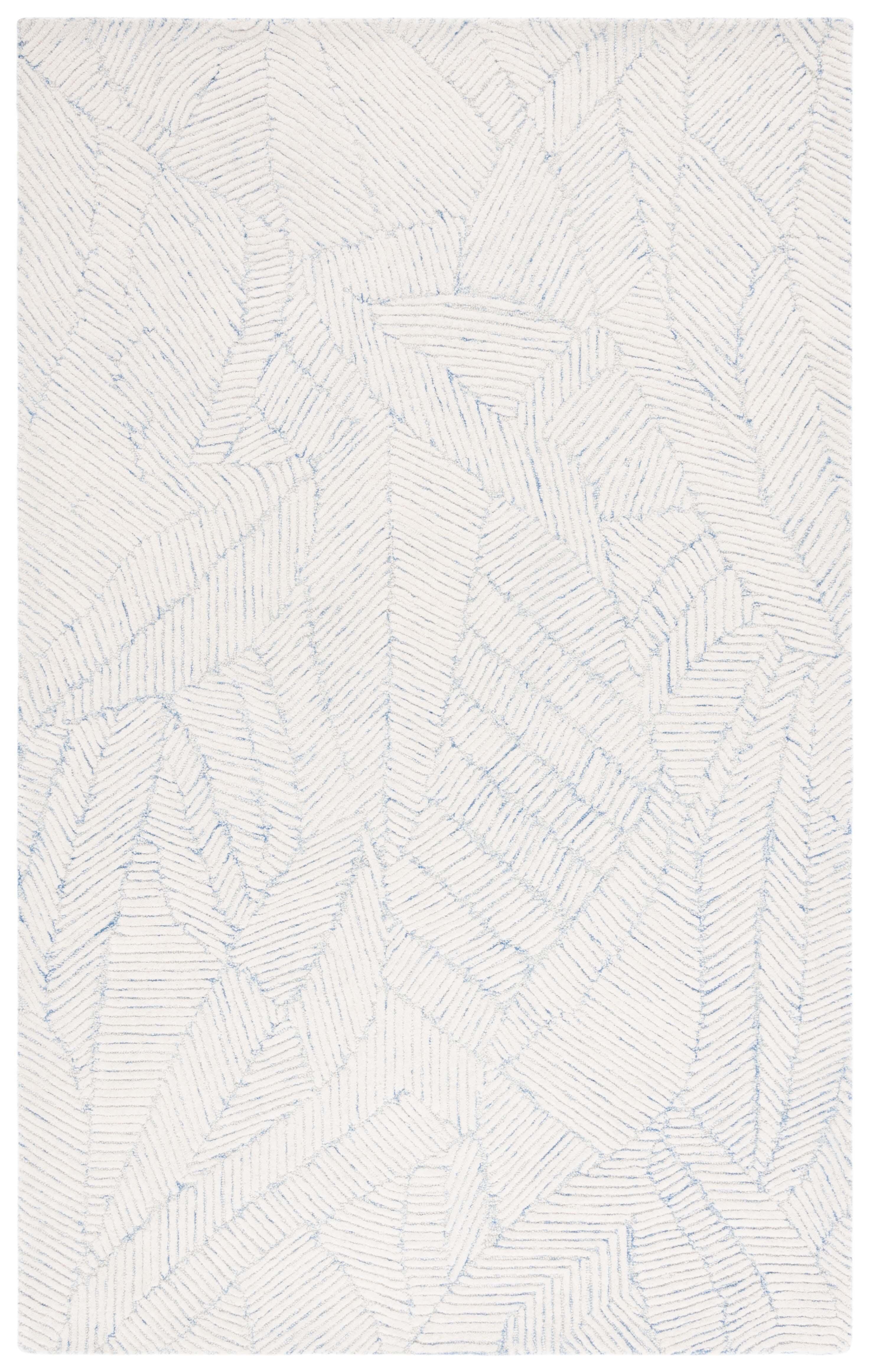 Safavieh Ebony 8' x 10' Area Rug, Blue/Ivory, large