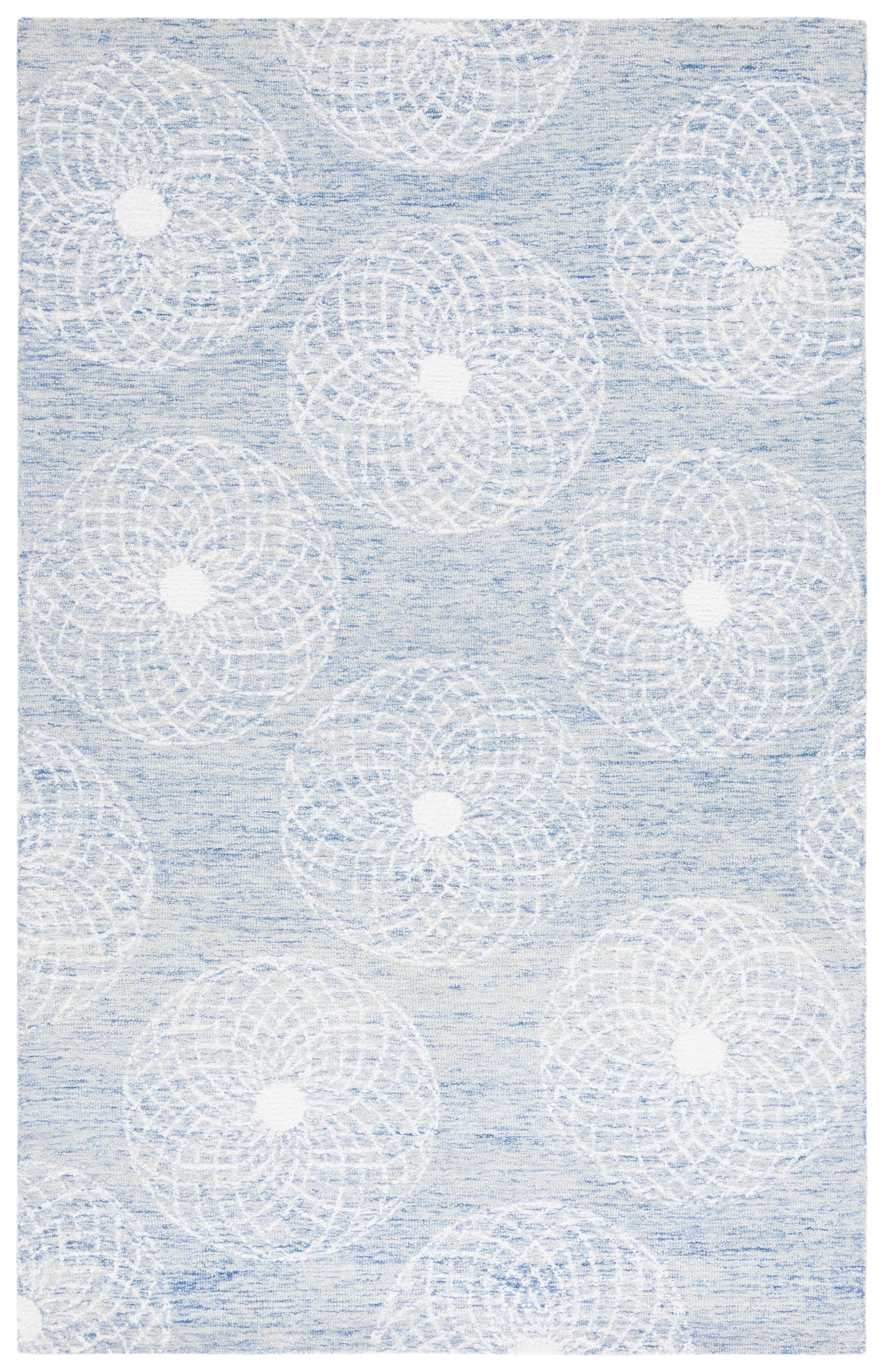 Safavieh Ebony 6' x 9' Area Rug, Blue/Ivory, large