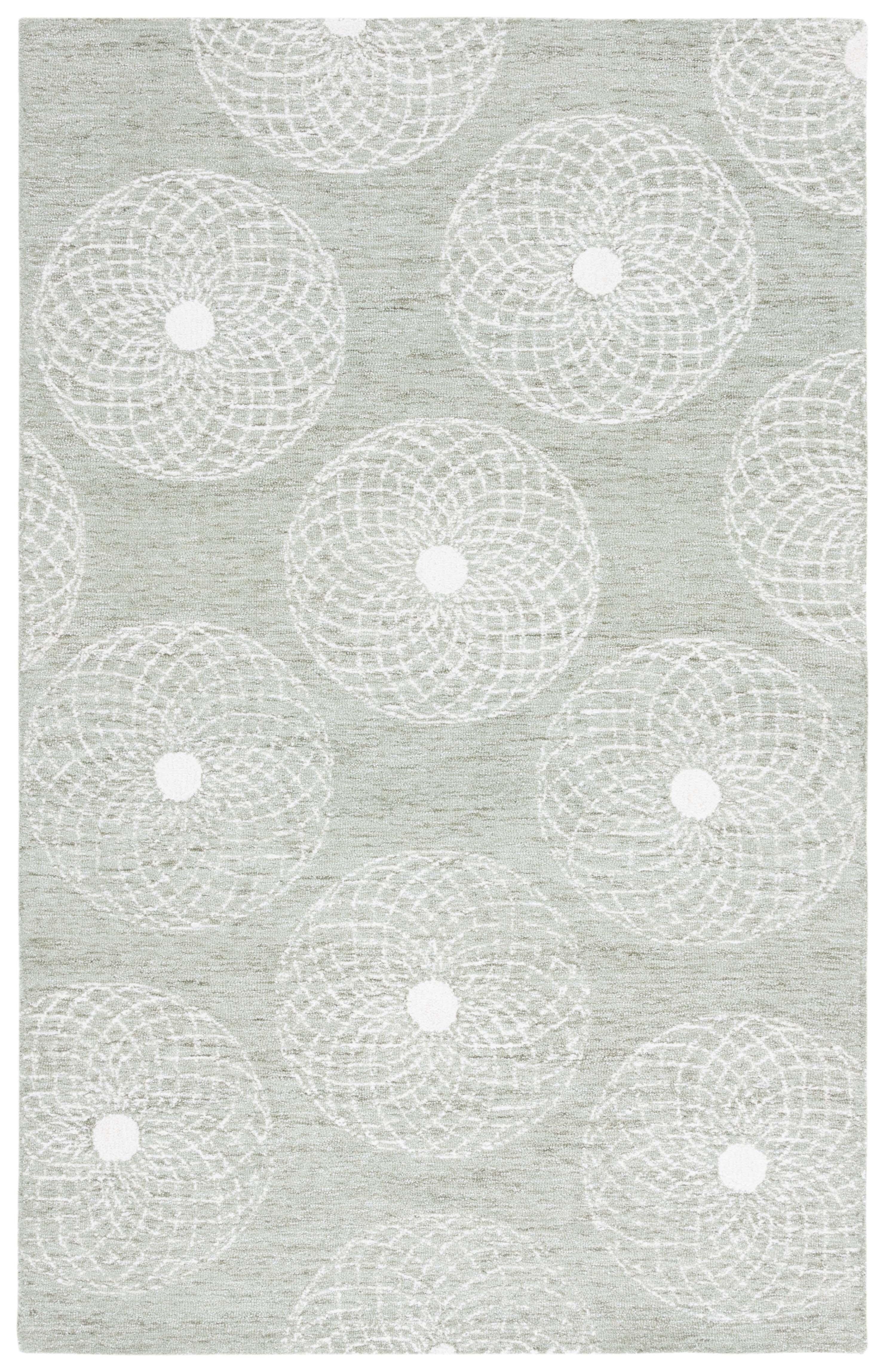Safavieh Ebony 4' x 6' Area Rug, Sage/Ivory, large