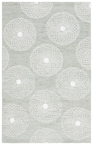 Safavieh Ebony 4' x 6' Area Rug, Sage/Ivory, large