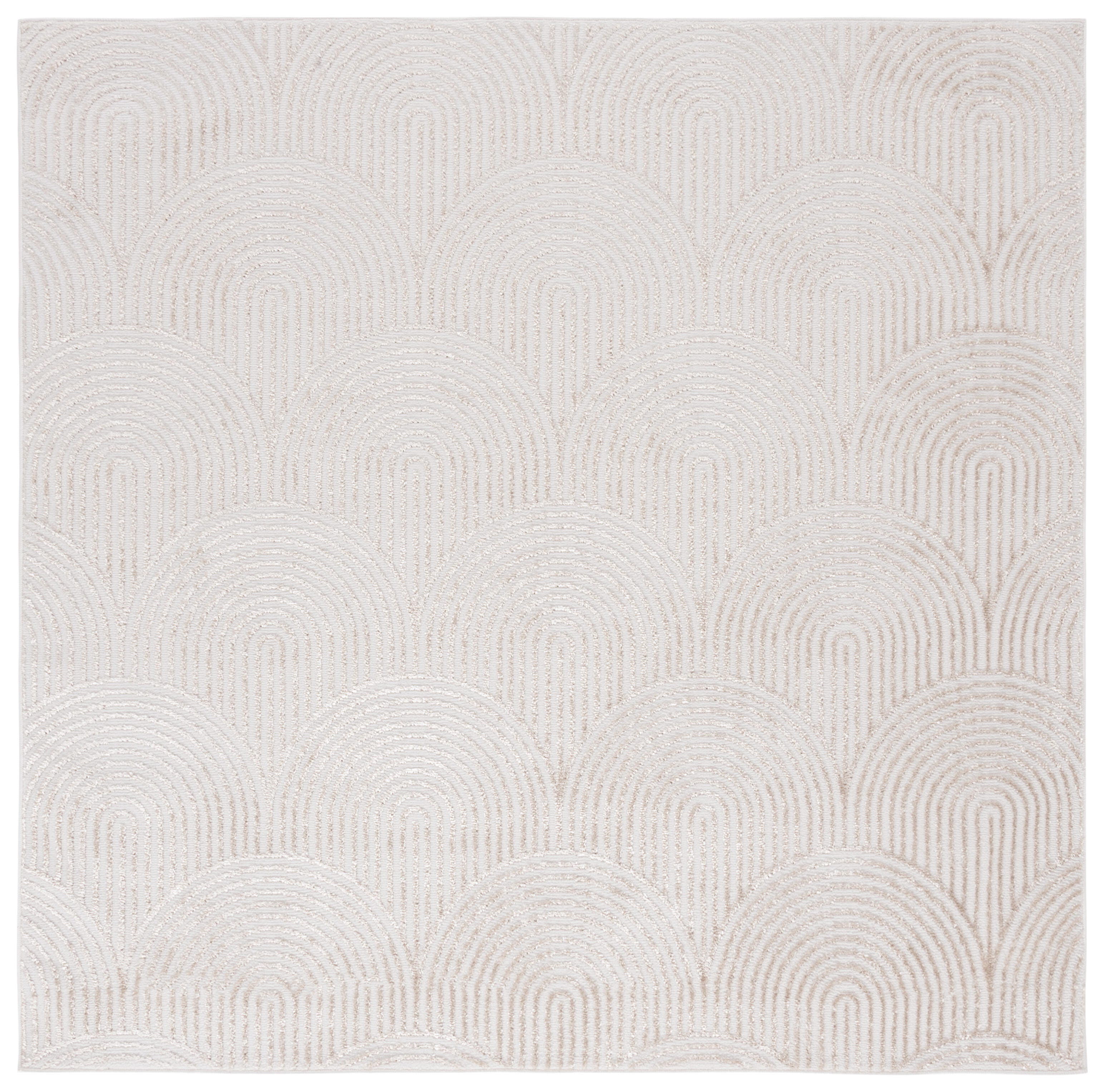 Safavieh Maya 6' 7" x 6' 7" Square Area Rug, Ivory/Beige, large