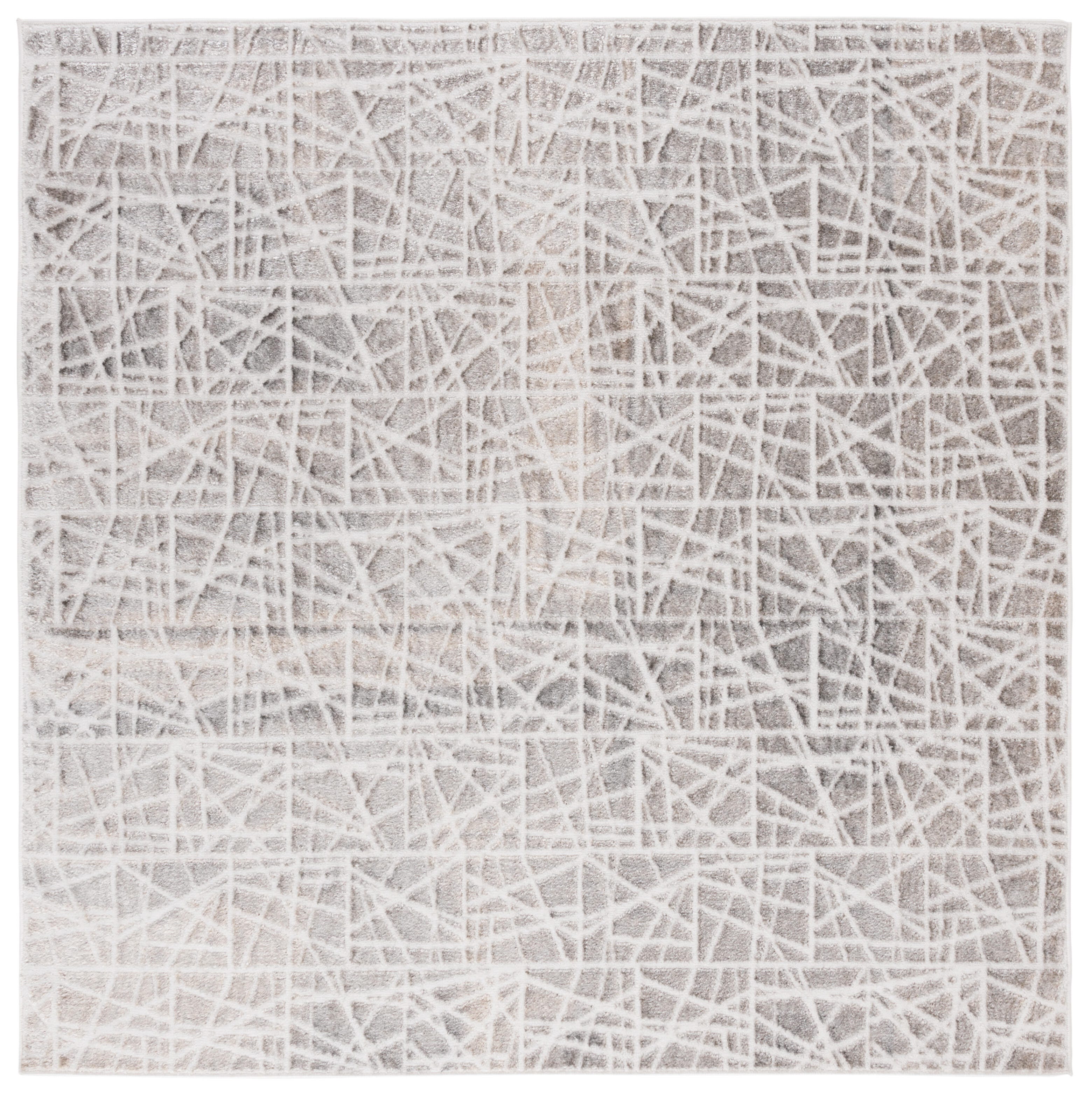 Safavieh Maya 6' 7" x 6' 7" Square Area Rug, Taupe/Gray, large