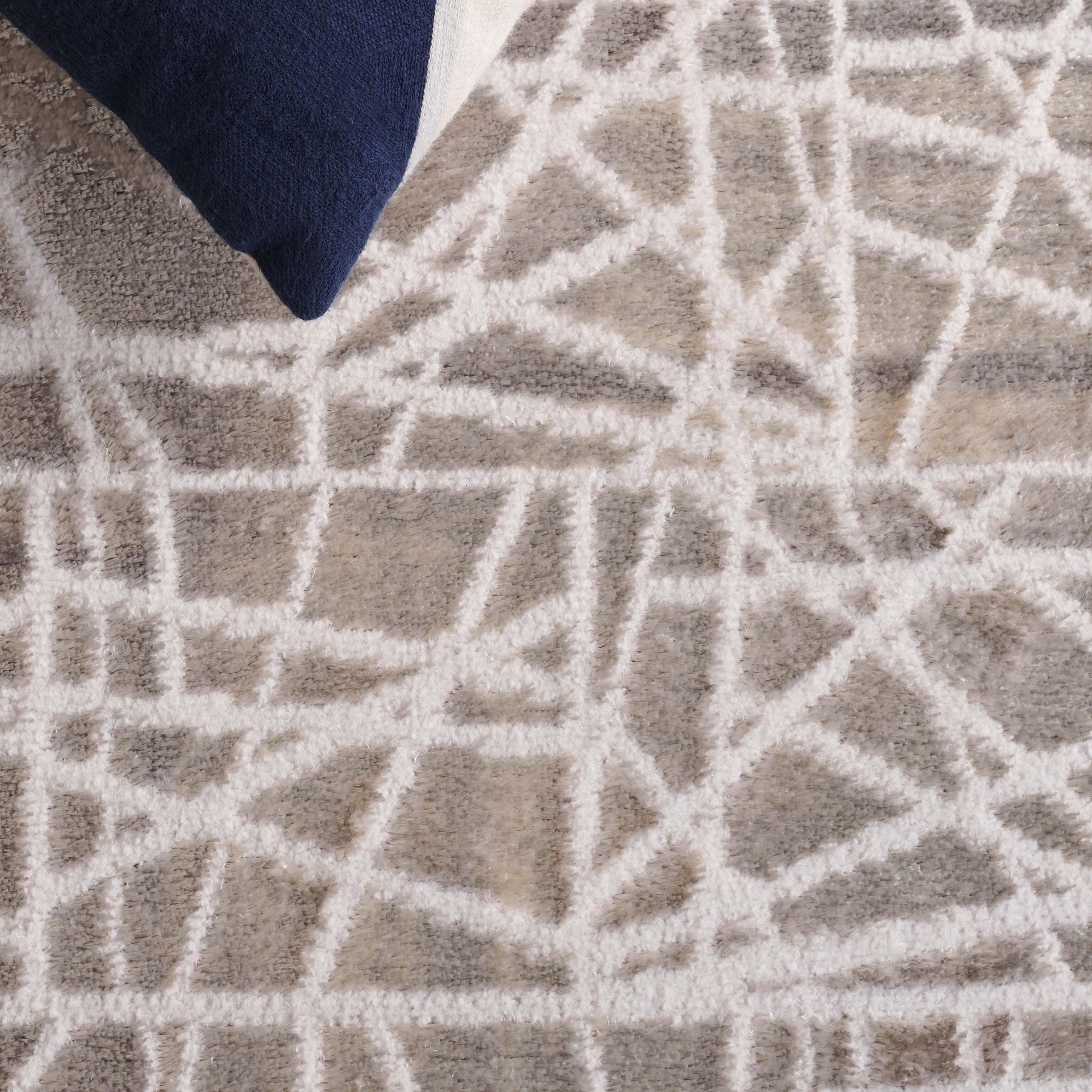Safavieh Maya 6' 7" x 6' 7" Square Area Rug, Taupe/Gray, large