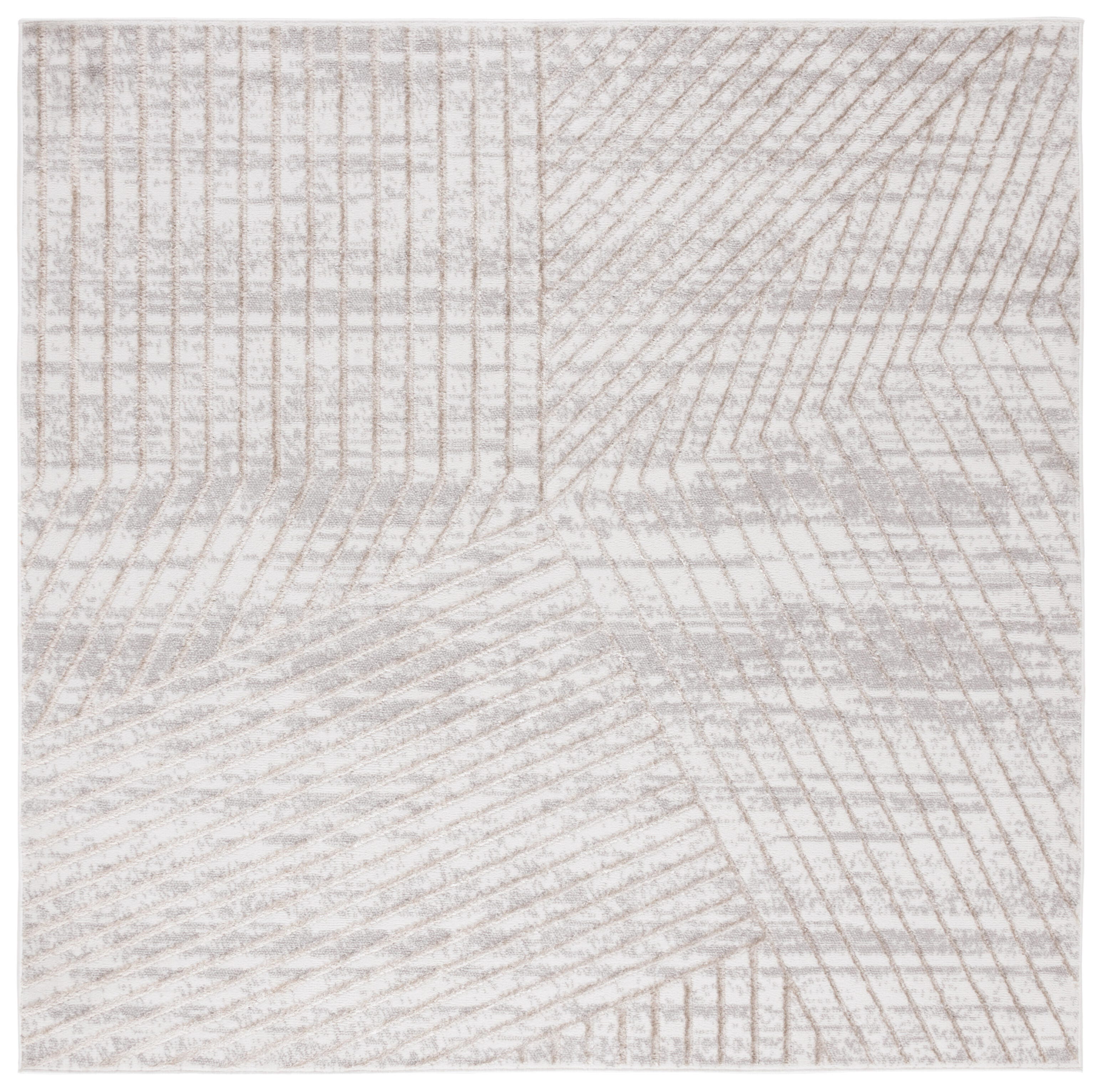 Safavieh Maya 6' 7" x 6' 7" Square Area Rug, Ivory/Beige, large
