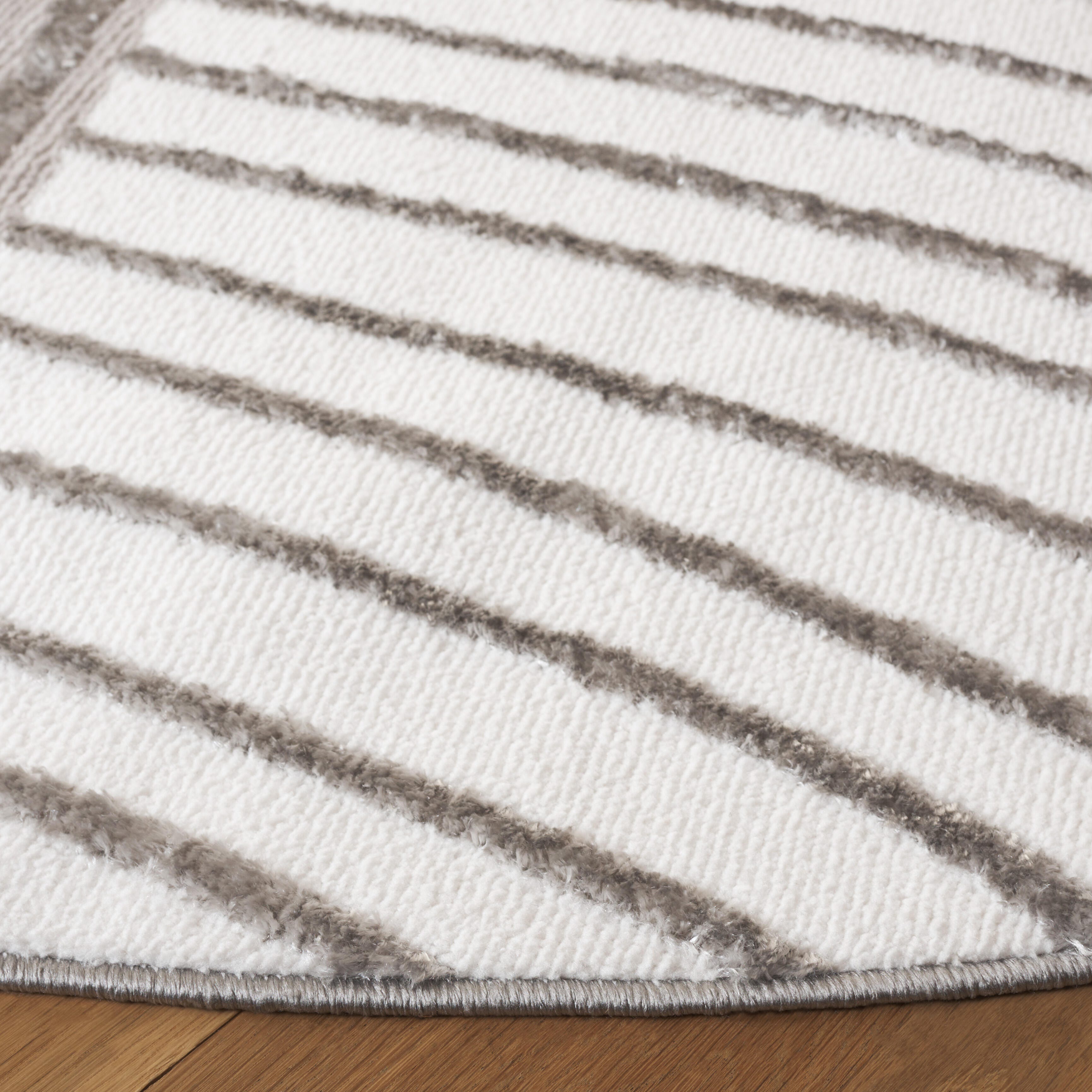 Safavieh Maya 6' 7" x 6' 7" Square Area Rug, Ivory/Gray, large