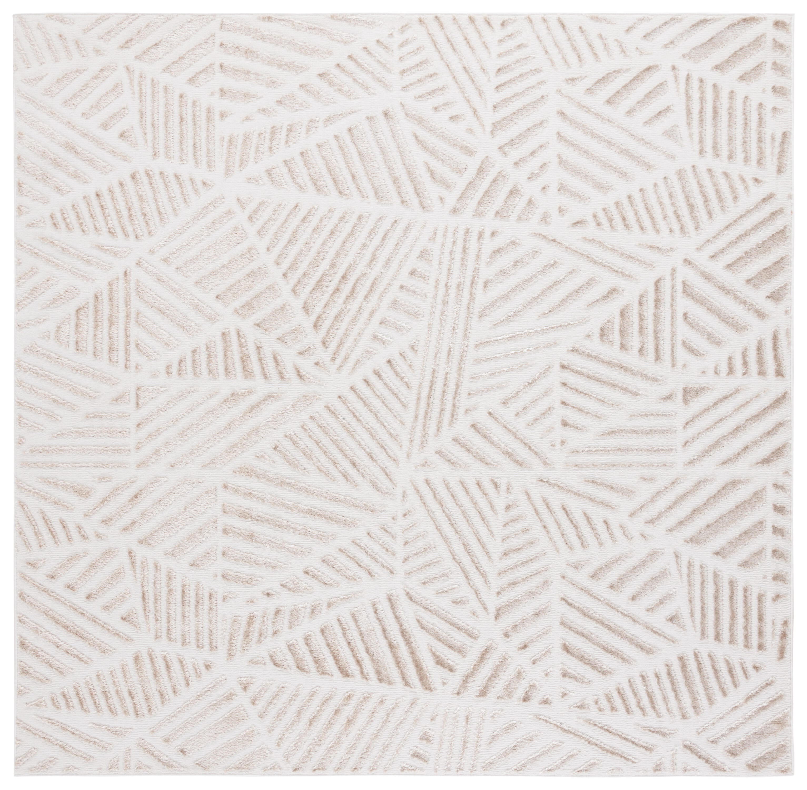 Safavieh Maya 6' 7" x 6' 7" Square Area Rug, Ivory, large