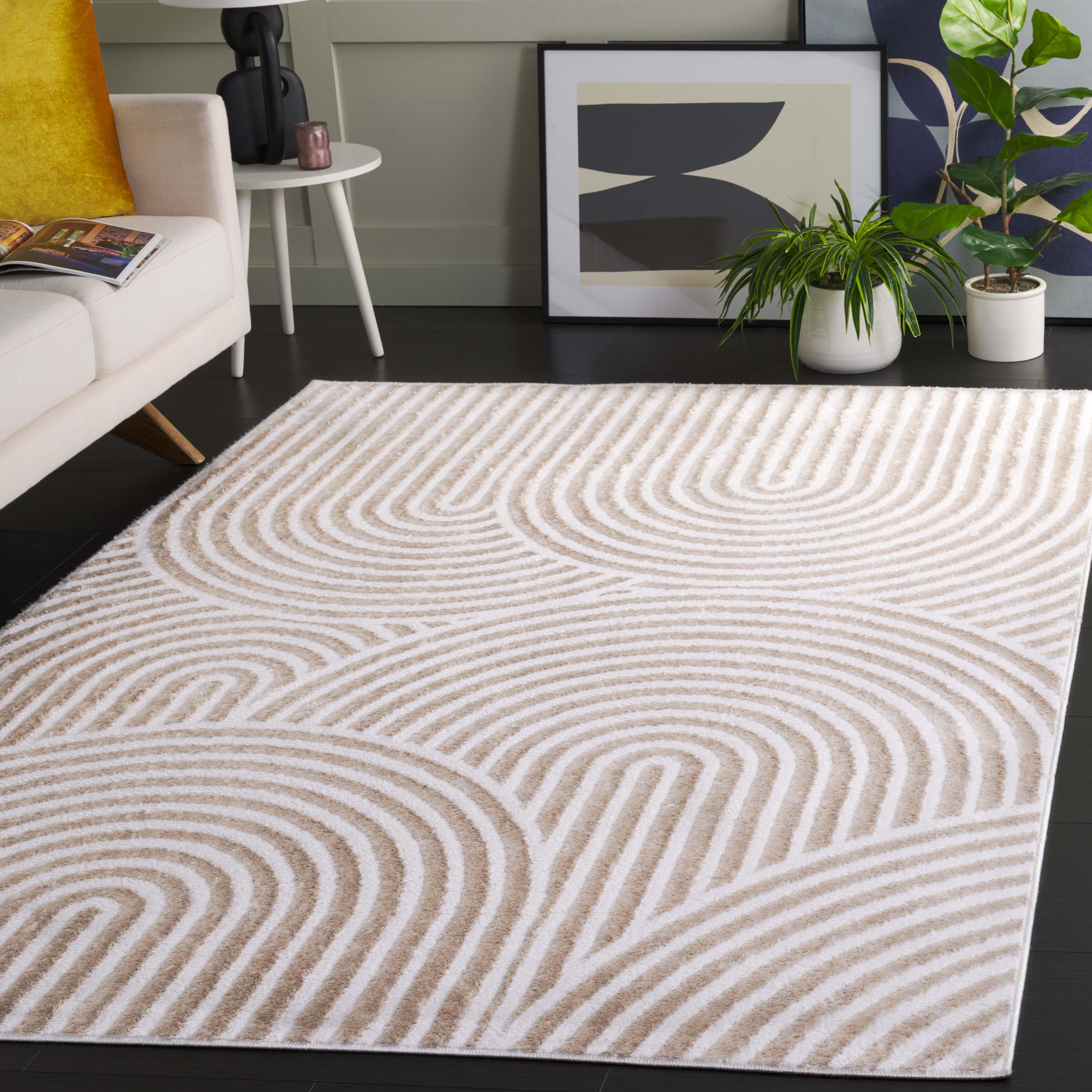 Safavieh Maya 9' x 12' Area Rug, Taupe/Ivory, large
