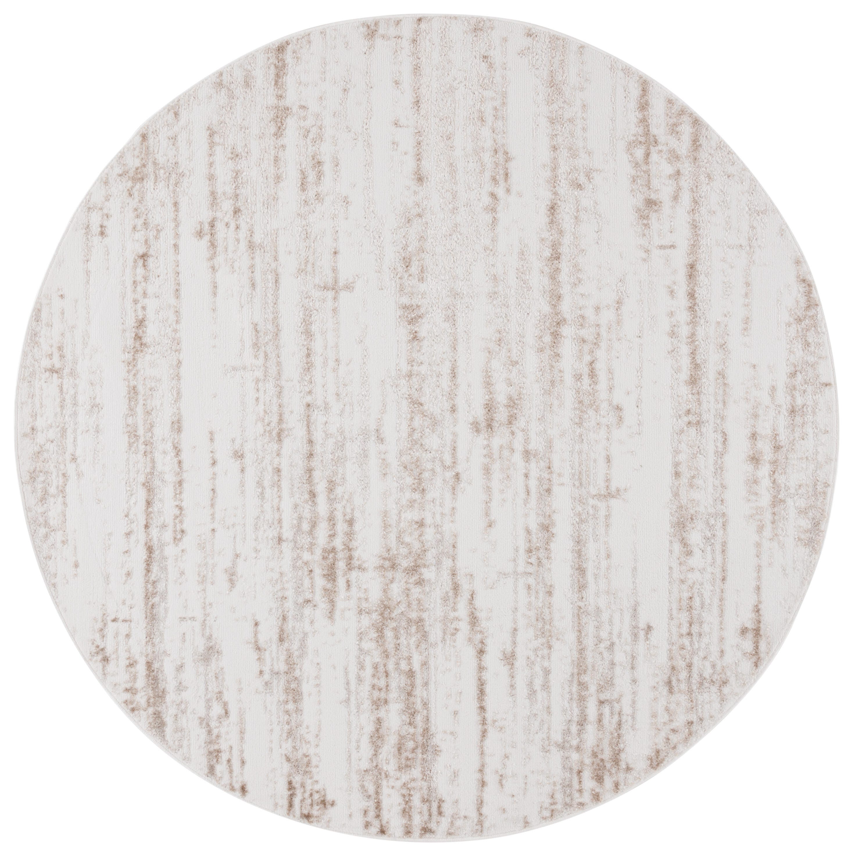 Safavieh Maya 6' 7" x 6' 7" Round Area Rug, Ivory/Beige, large