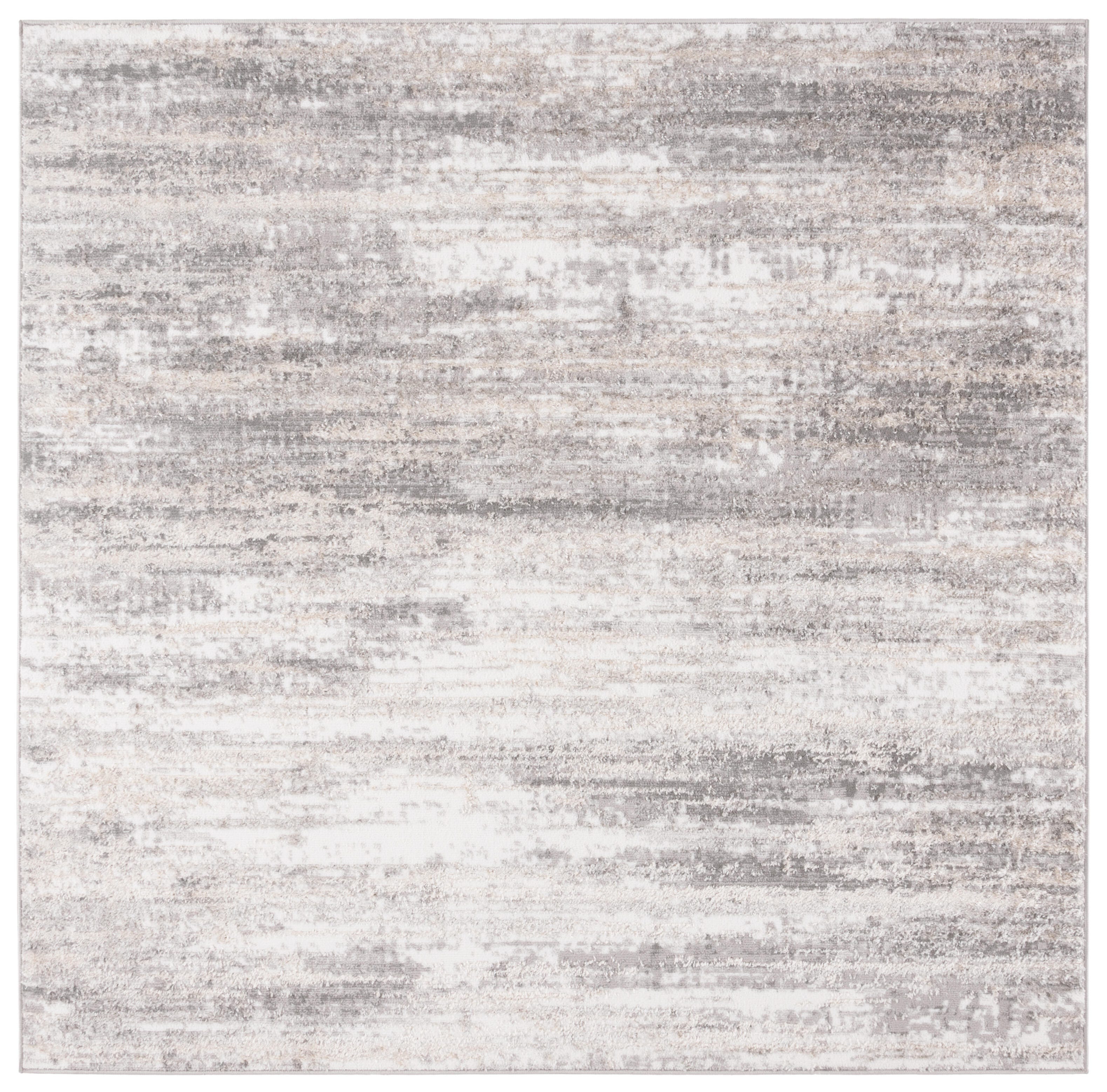 Safavieh Maya 6' 7" x 6' 7" Square Area Rug, Ivory/Gray, large