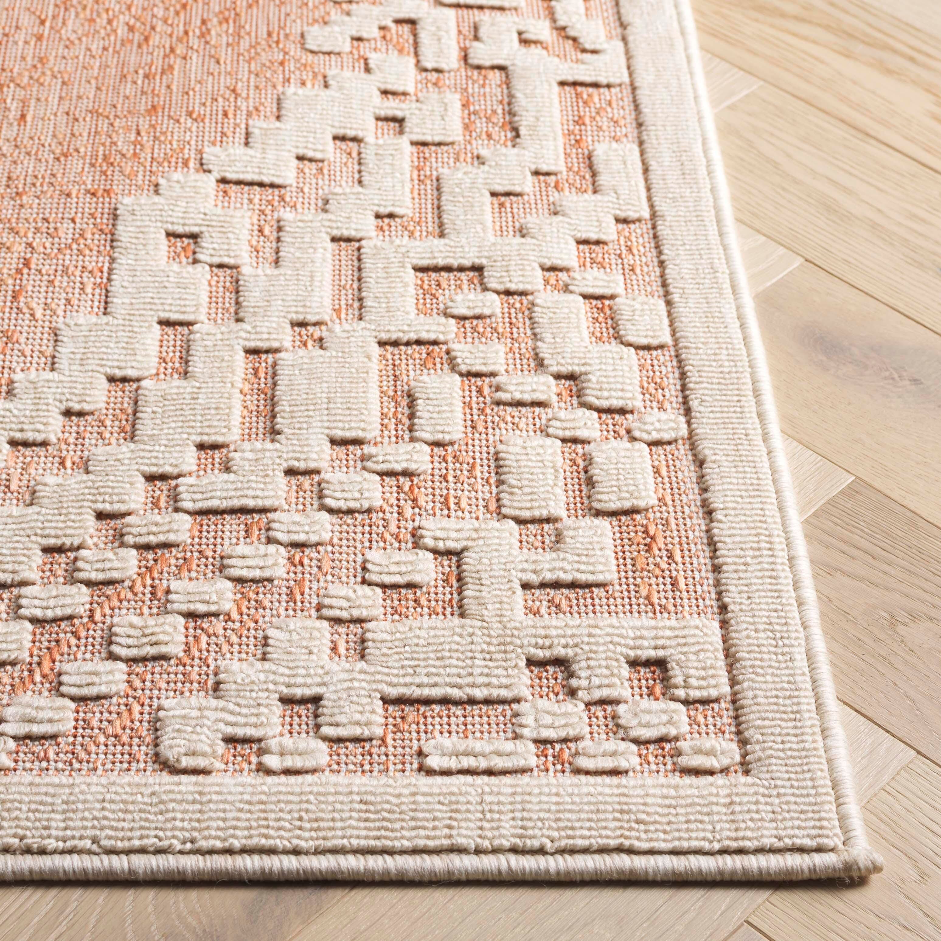 Safavieh Milos 9' x 12' Area Rug, Rust/Ivory, large