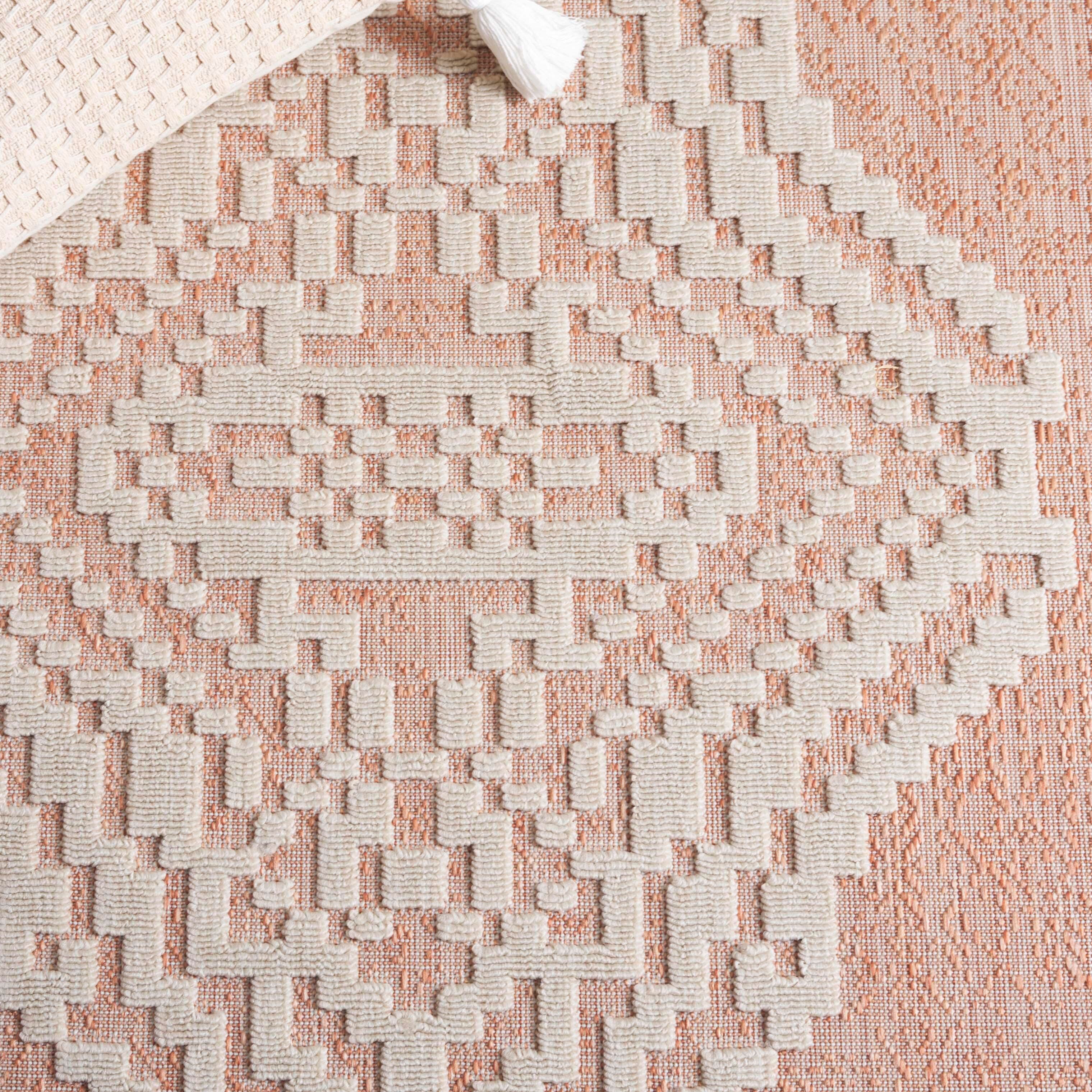 Safavieh Milos 9' x 12' Area Rug, Rust/Ivory, large
