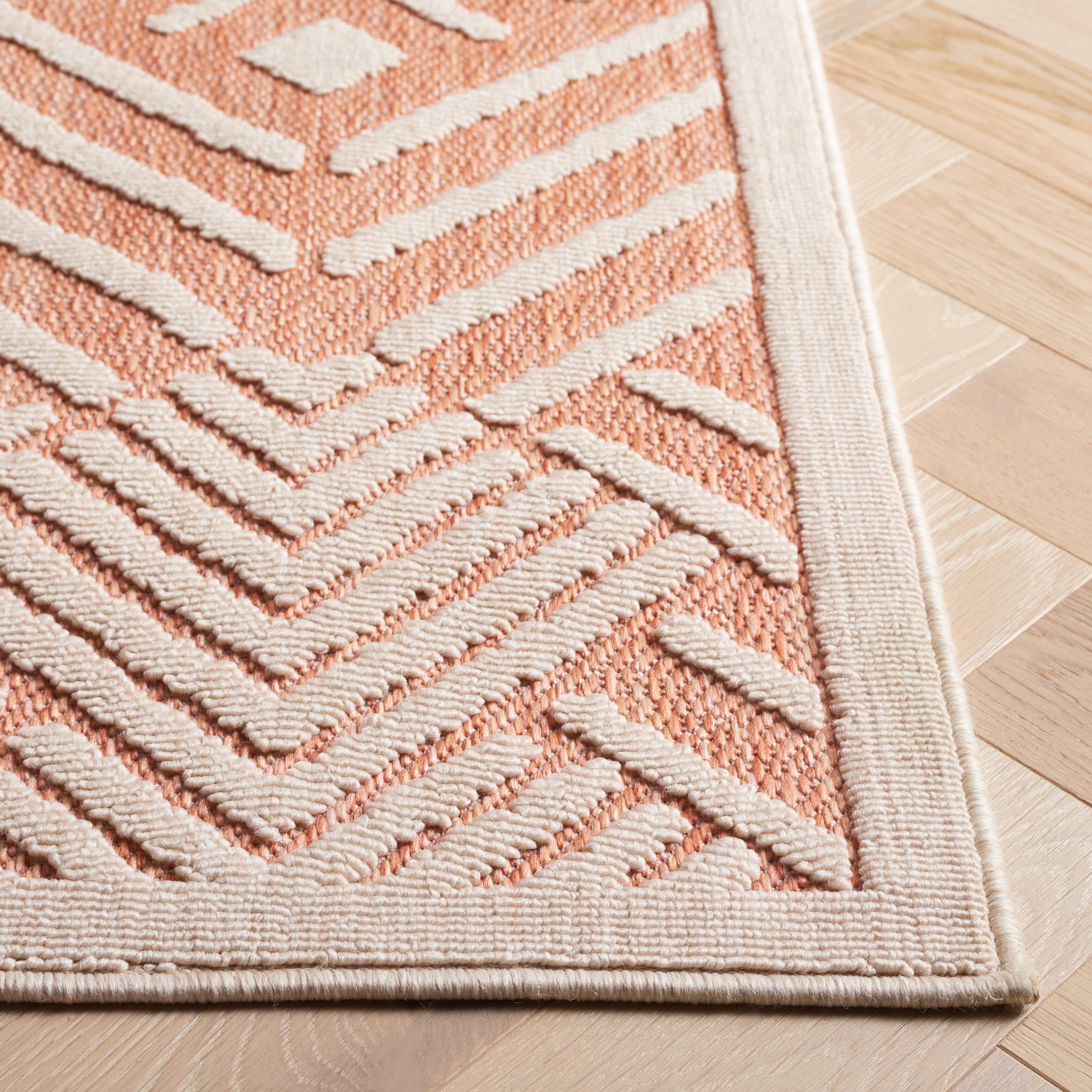 Safavieh Milos 9' x 12' Area Rug, Rust/Ivory, large