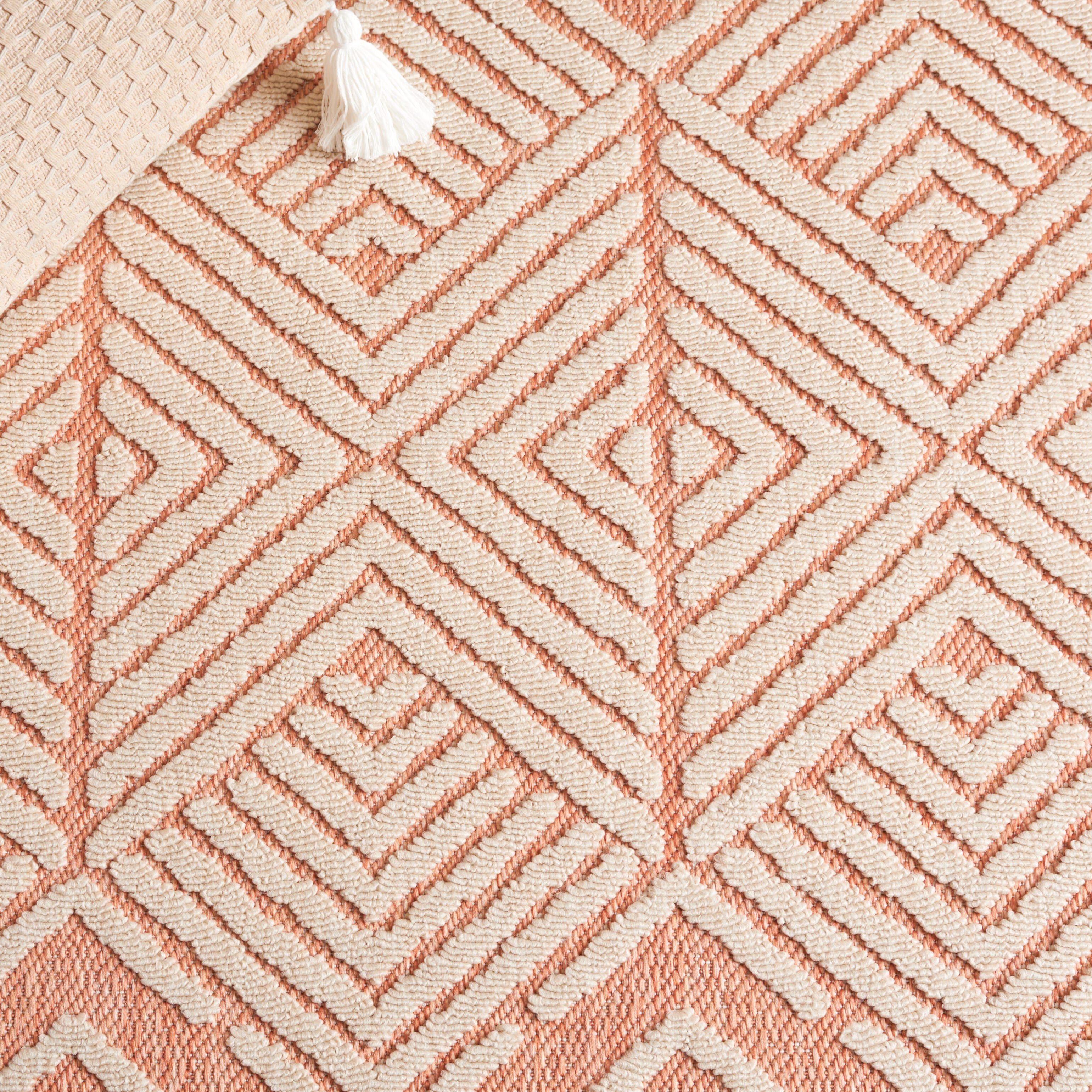 Safavieh Milos 9' x 12' Area Rug, Rust/Ivory, large