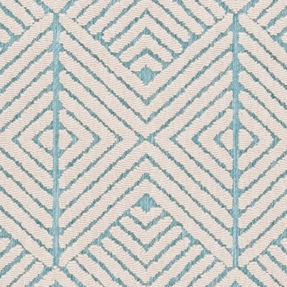 Swatch color Turquoise/Ivory 