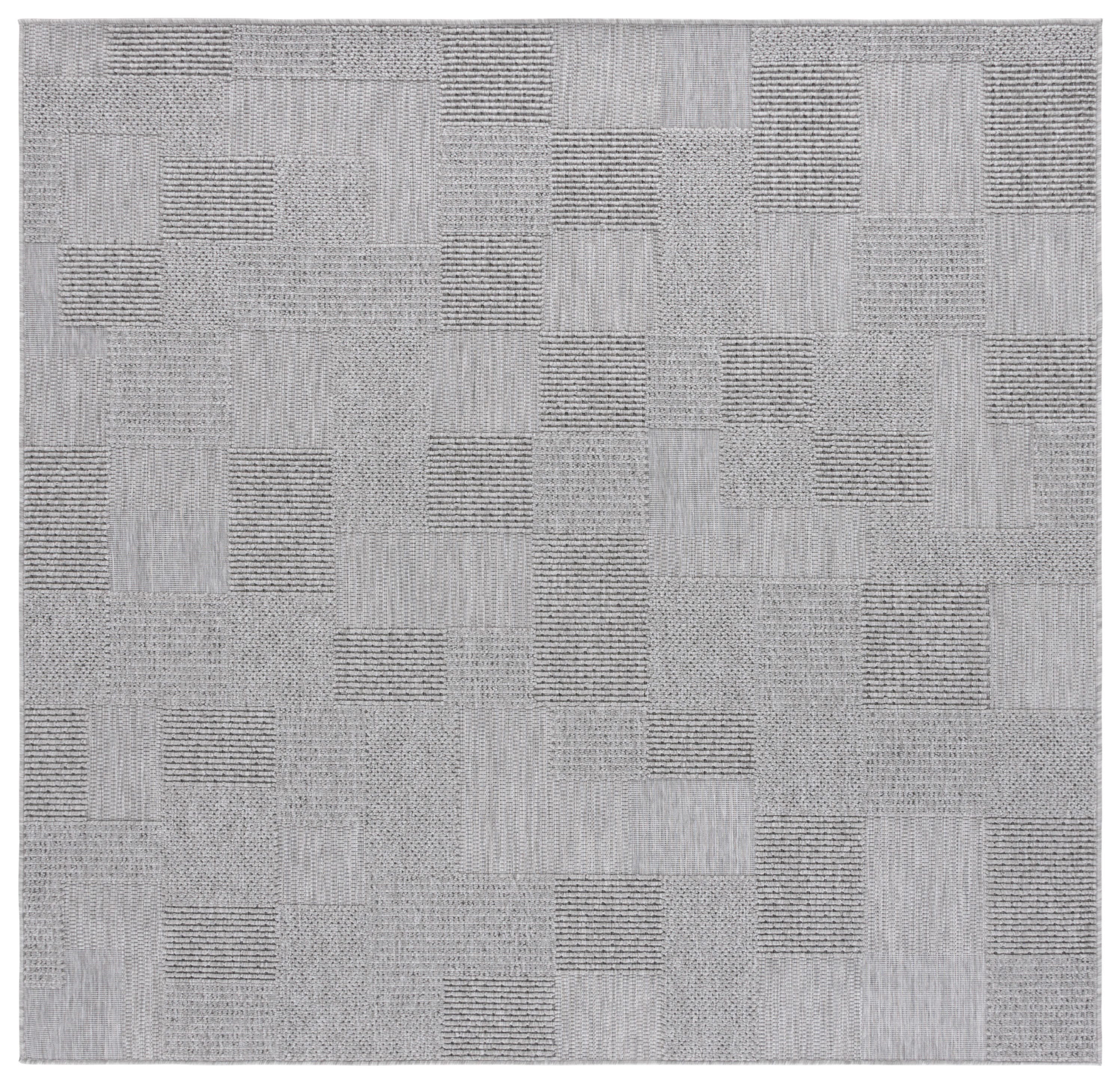 Safavieh Milos 6' 7" x 6' 7" Square Area Rug, Gray, large