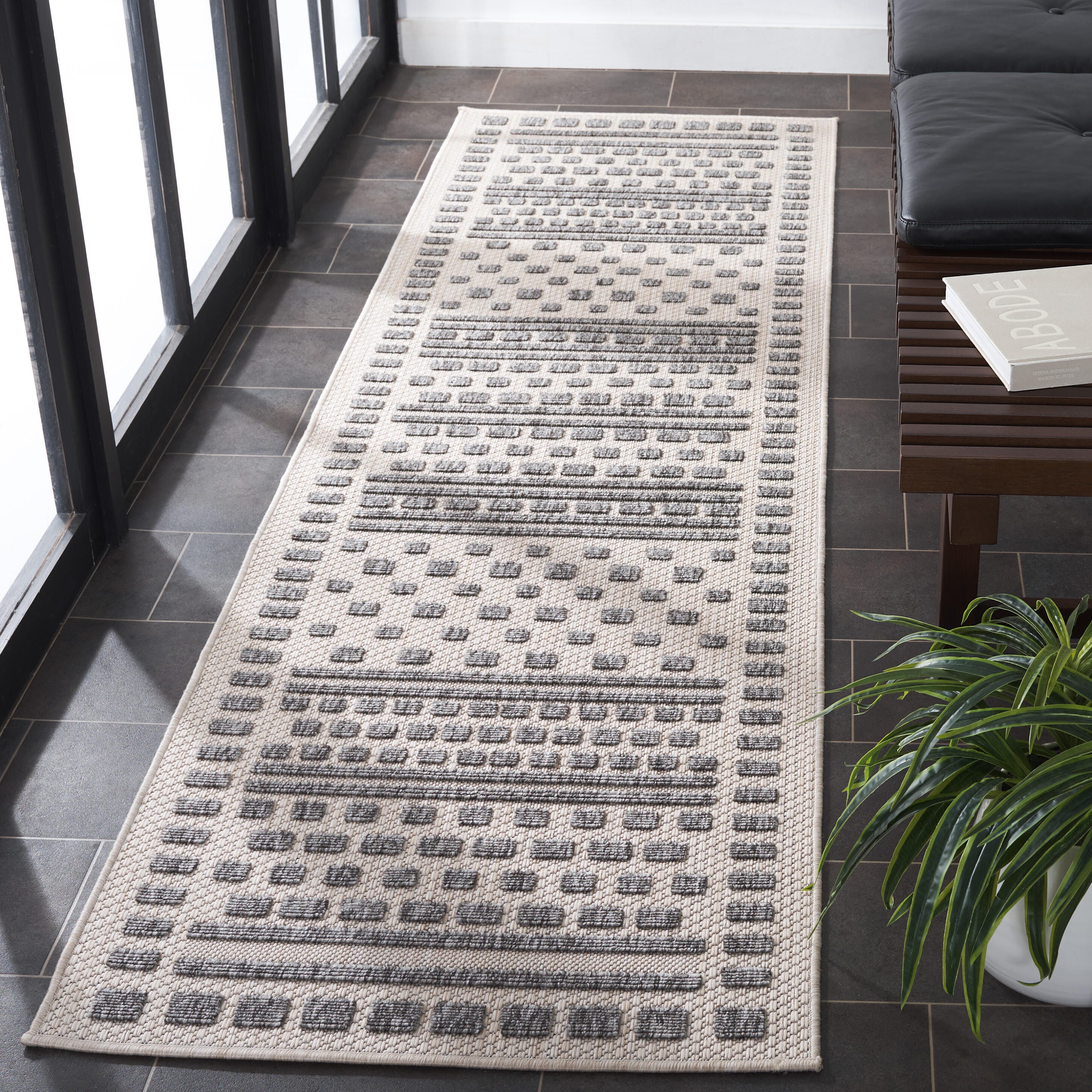 Safavieh Milos 2' 3" x 8' Runner Rug, Beige/Gray, large