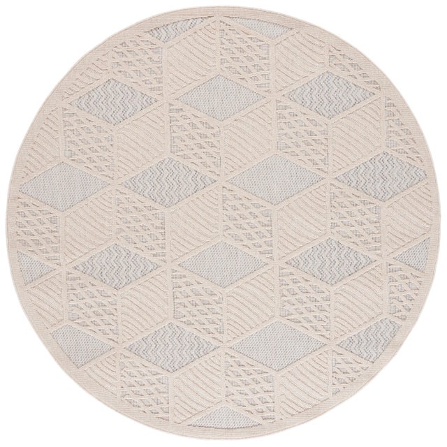 Safavieh Milos Iole 6' 7" x 6' 7" Indoor/Outdoor Round Area Rug