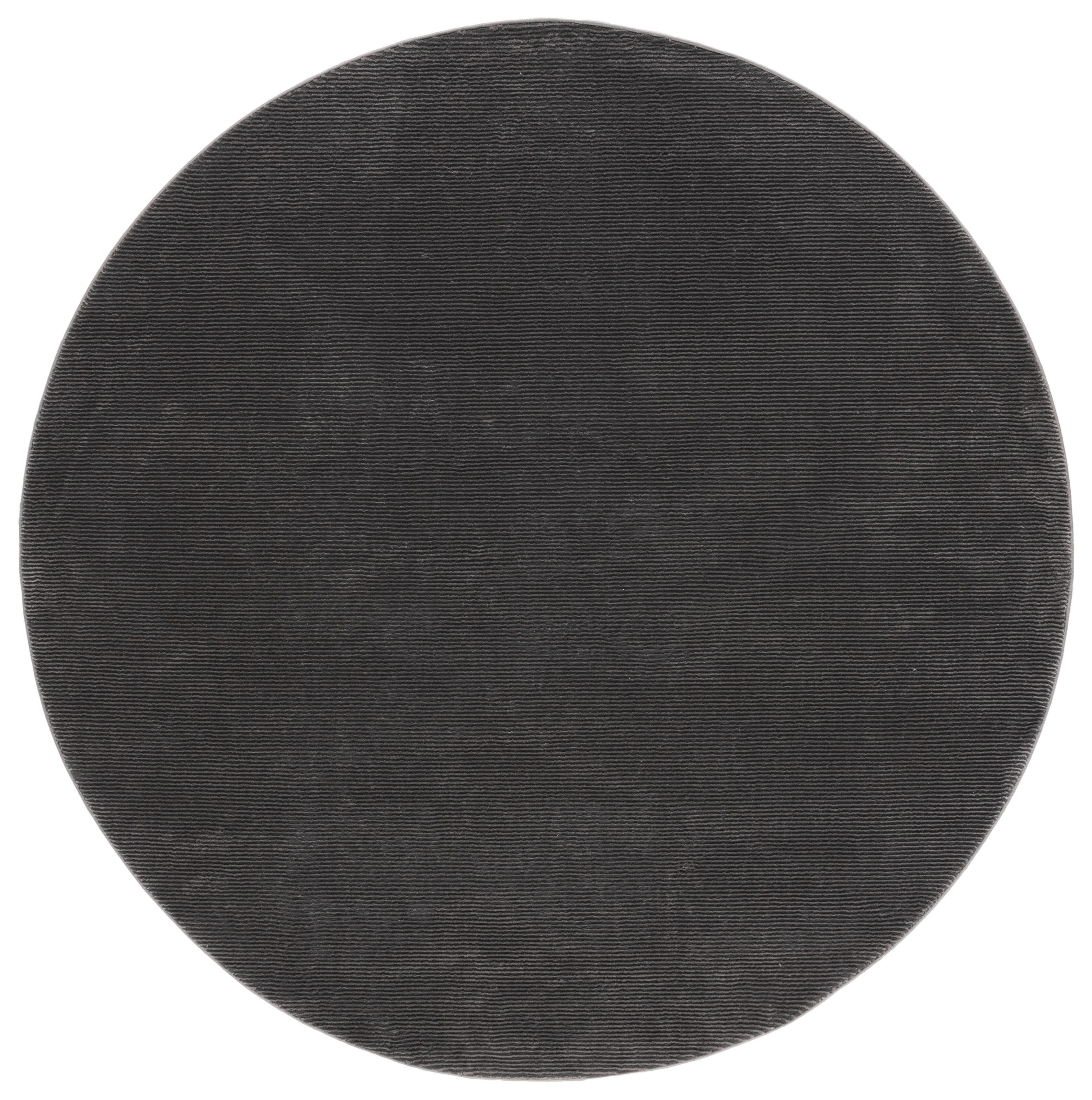 Safavieh Revive 6' 7" x 6' 7" Round Area Rug, Charcoal, large