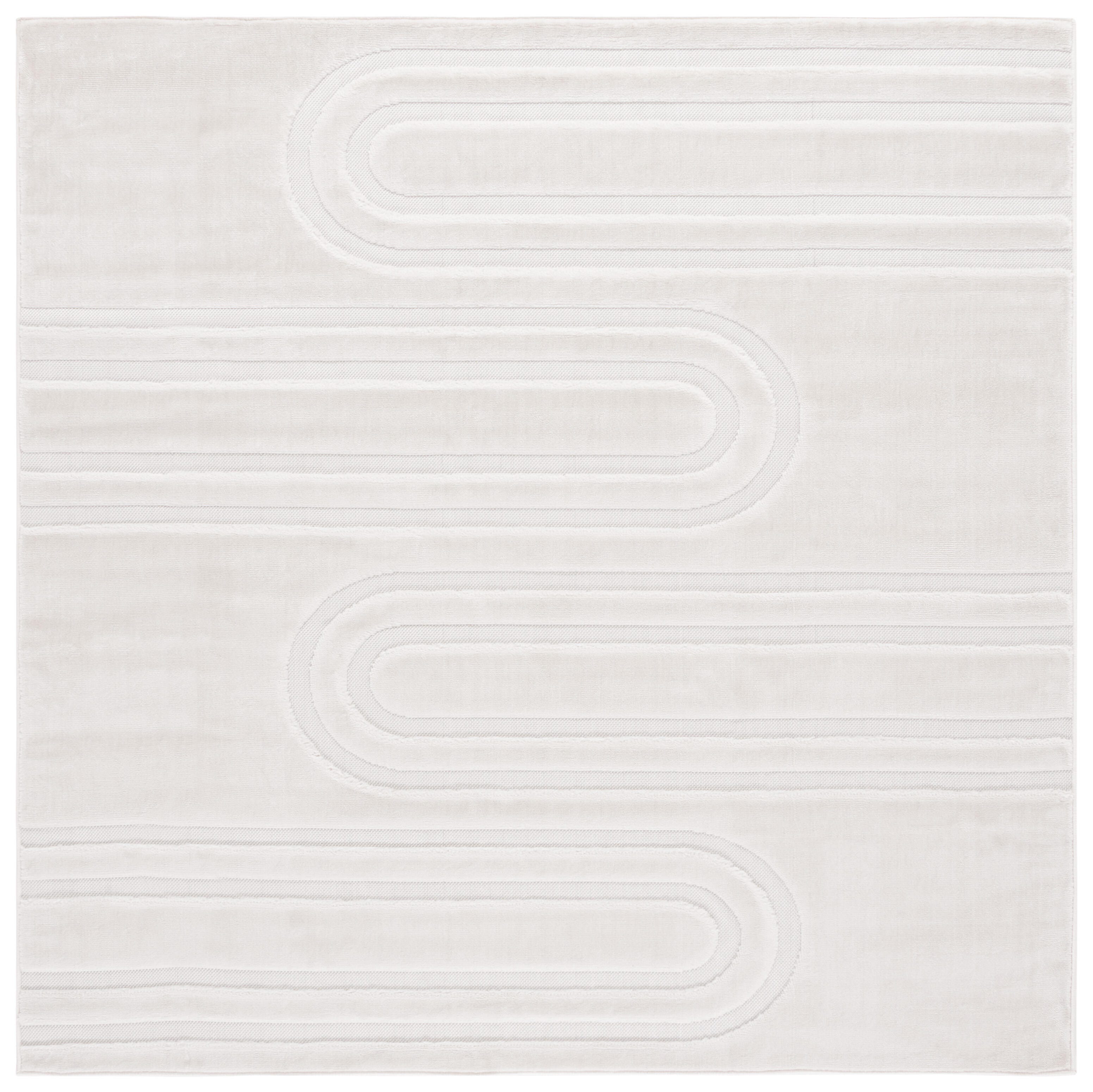 Safavieh Selena 6' 7" x 6' 7" Square Area Rug, Ivory, large