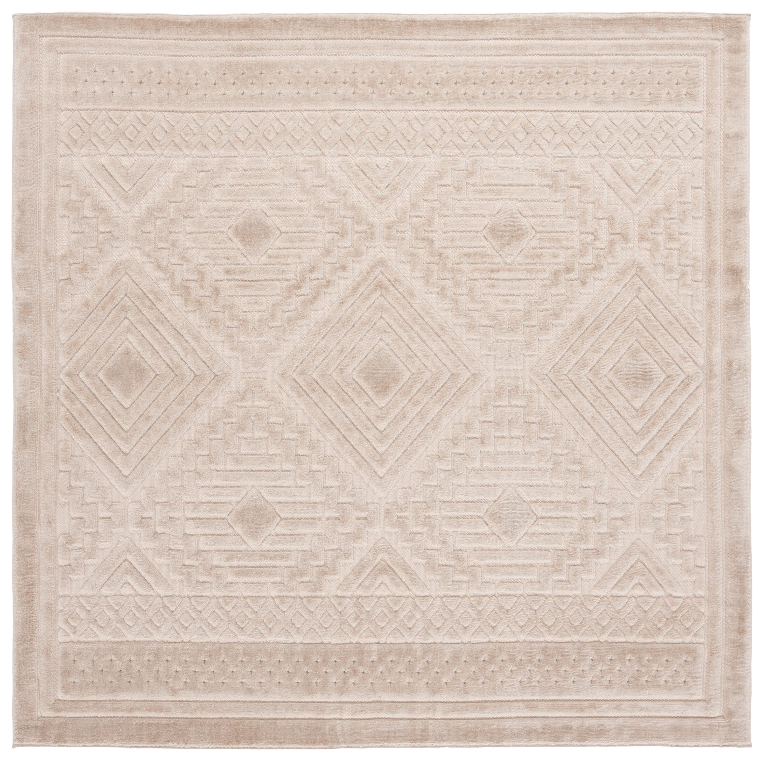 Safavieh Selena 6' 7" x 6' 7" Square Area Rug, Beige, large