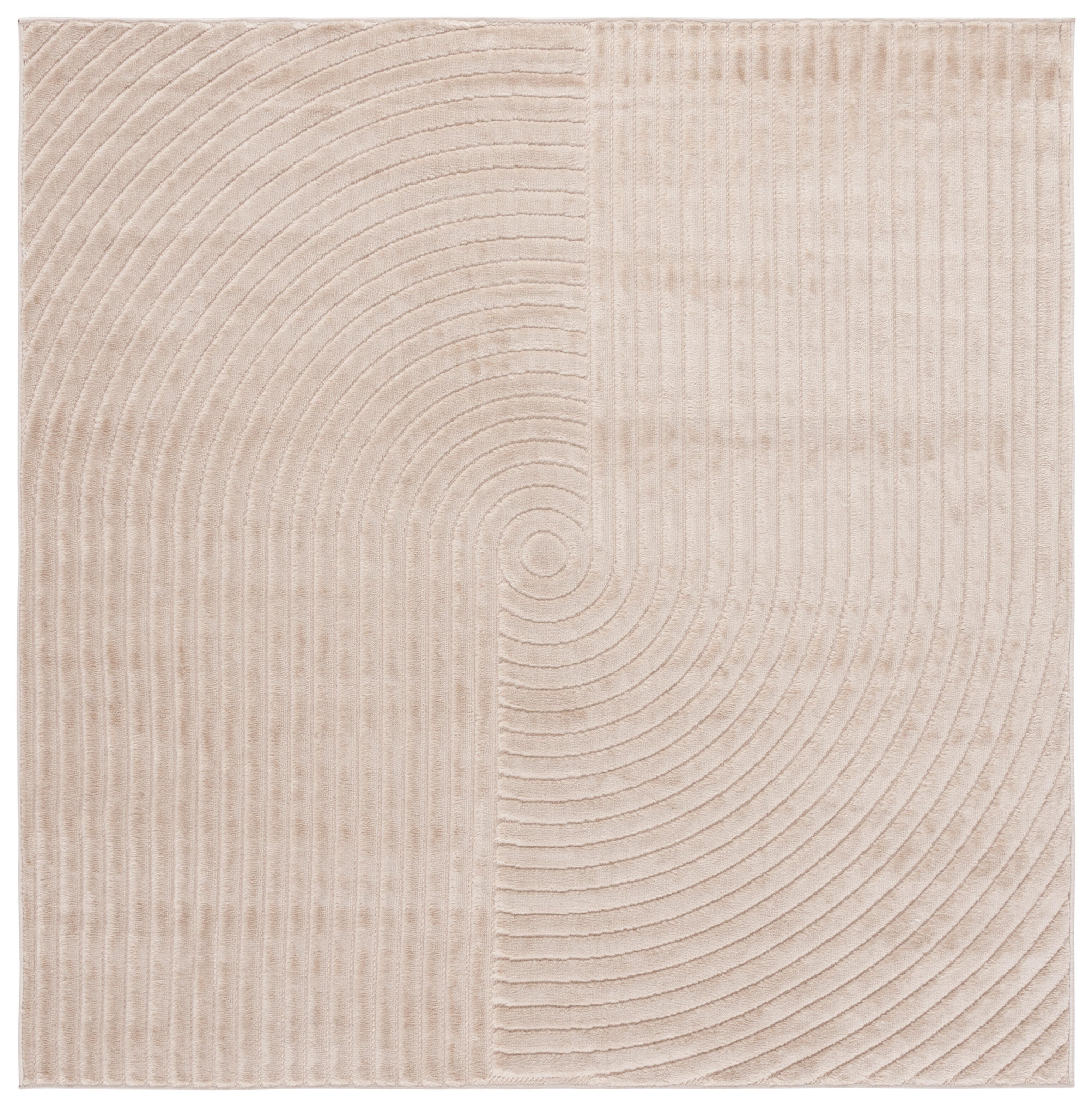 Safavieh Selena 6' 7" x 6' 7" Square Area Rug, Beige, large