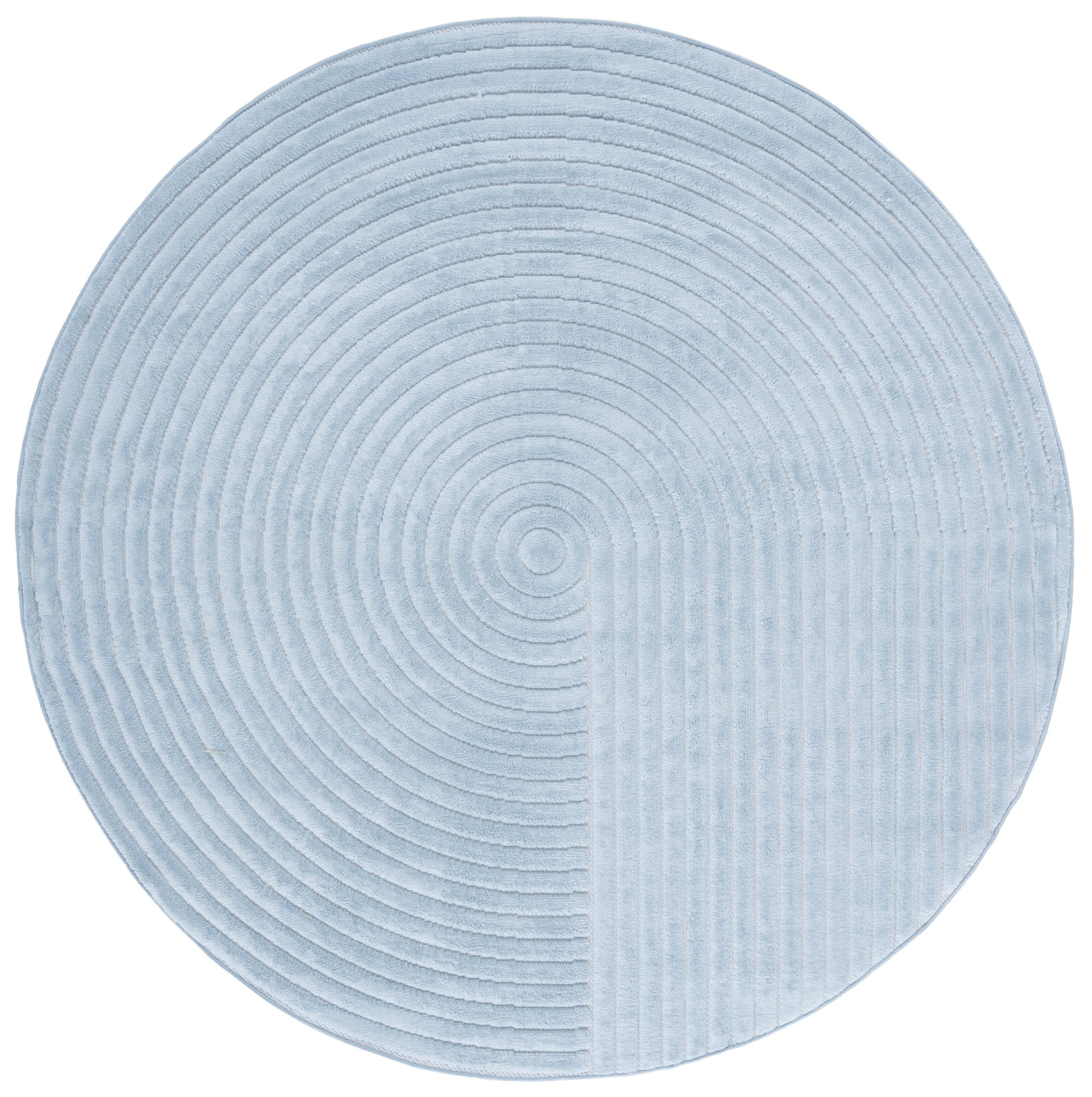 Safavieh Selena 6' 7" x 6' 7" Round Area Rug, Blue, large