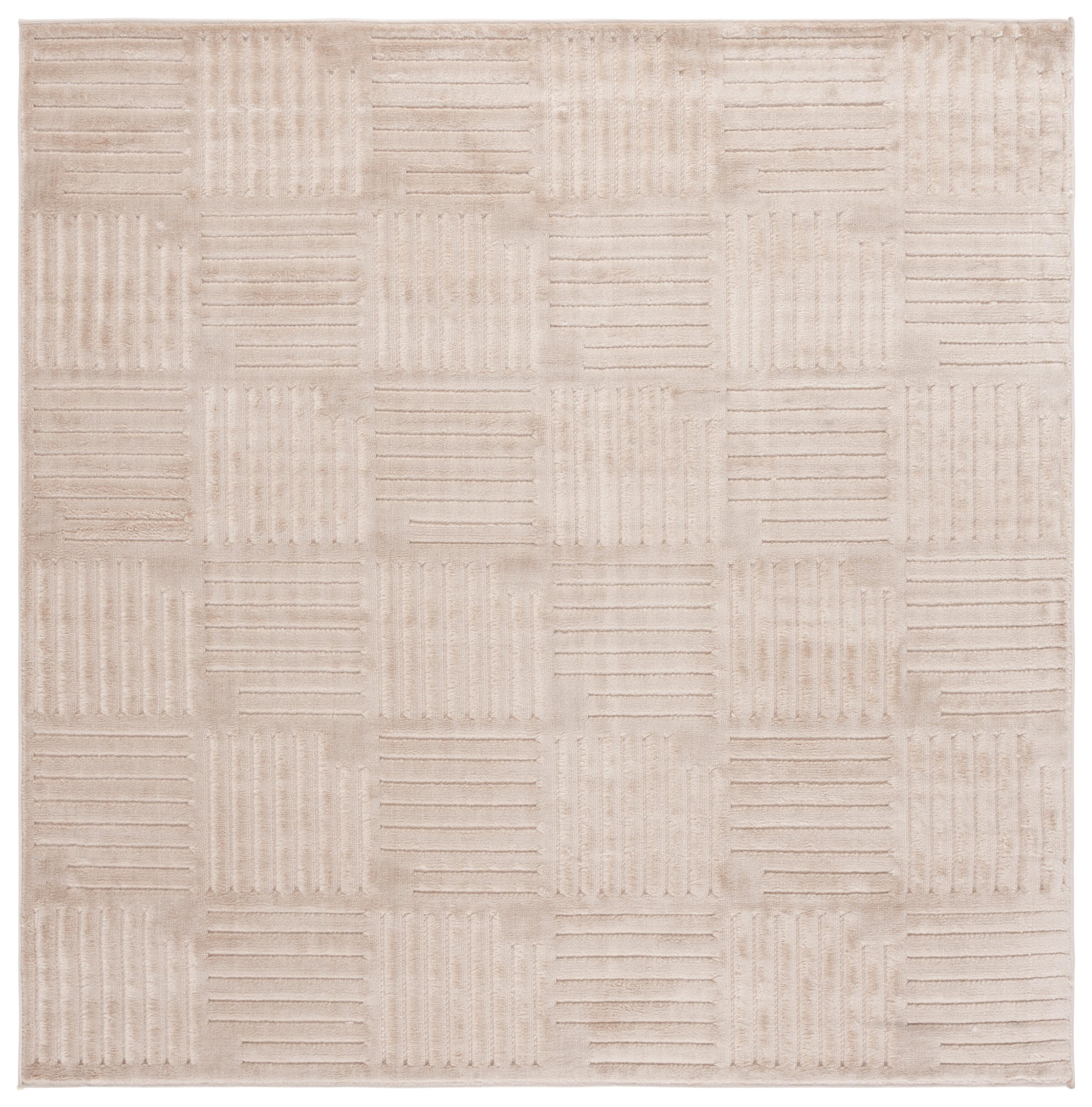 Safavieh Selena 6' 7" x 6' 7" Square Area Rug, Beige, large