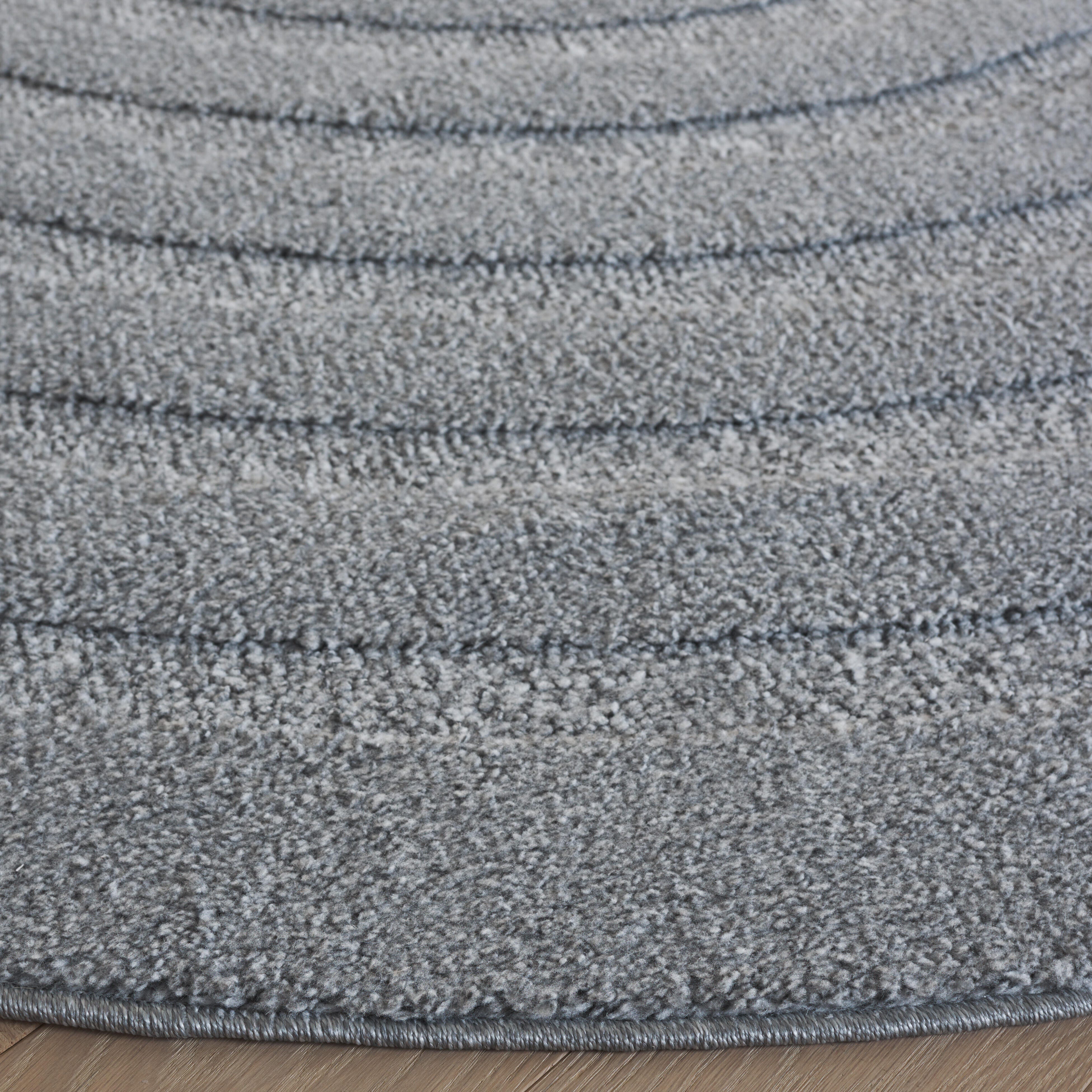 Safavieh Ramona 6' 7" x 6' 7" Round Area Rug, Gray, large