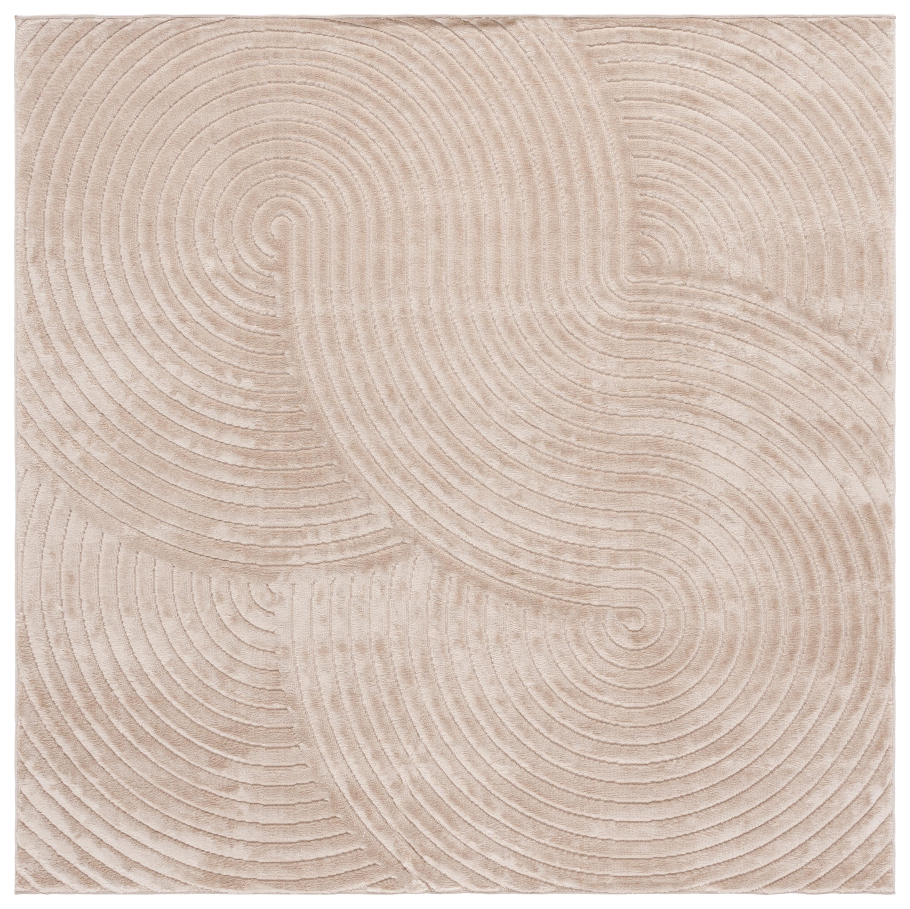Safavieh Selena 6' 7" x 6' 7" Square Area Rug, Beige, large