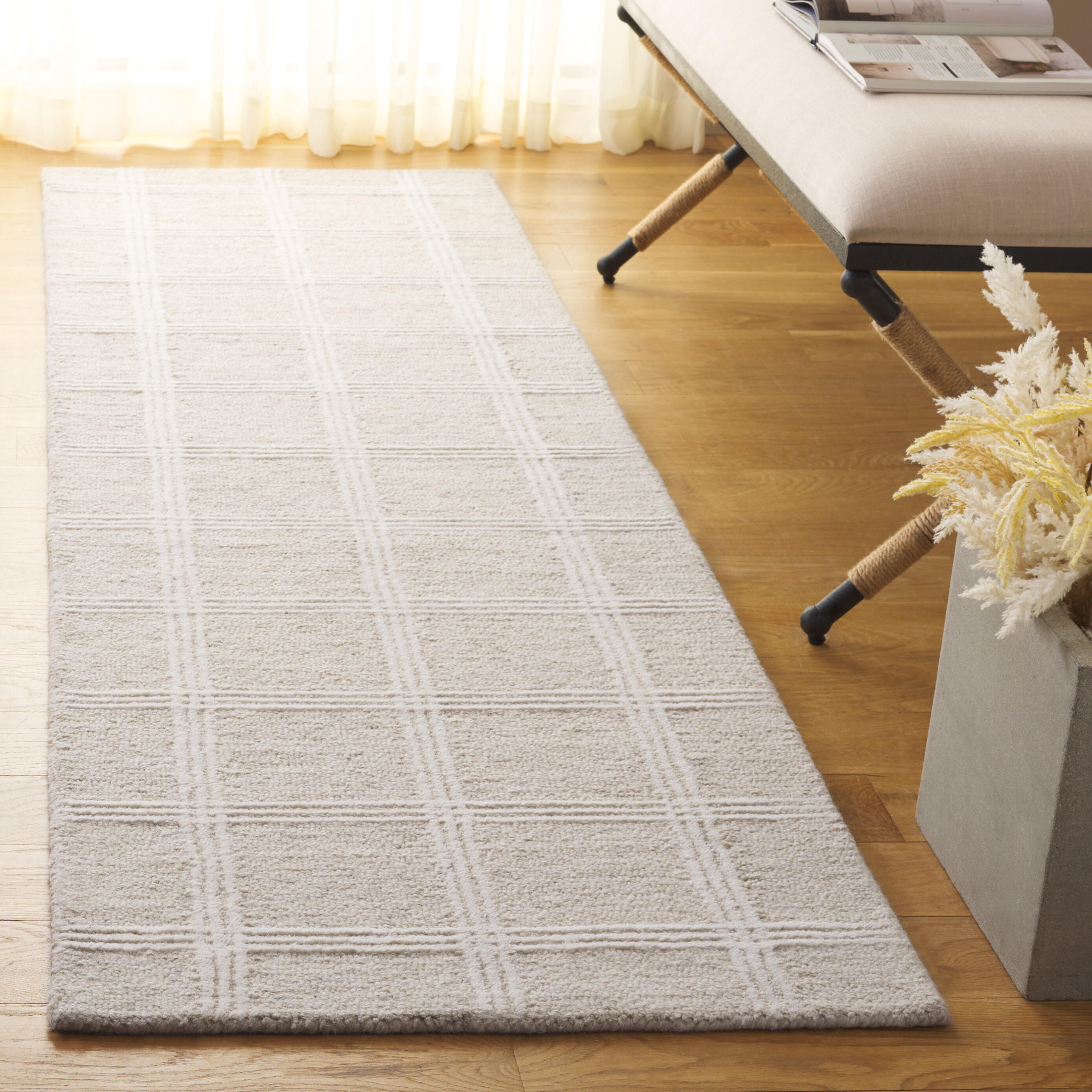 Safavieh Pine 4' x 6' Area Rug, Sage/Ivory, rollover