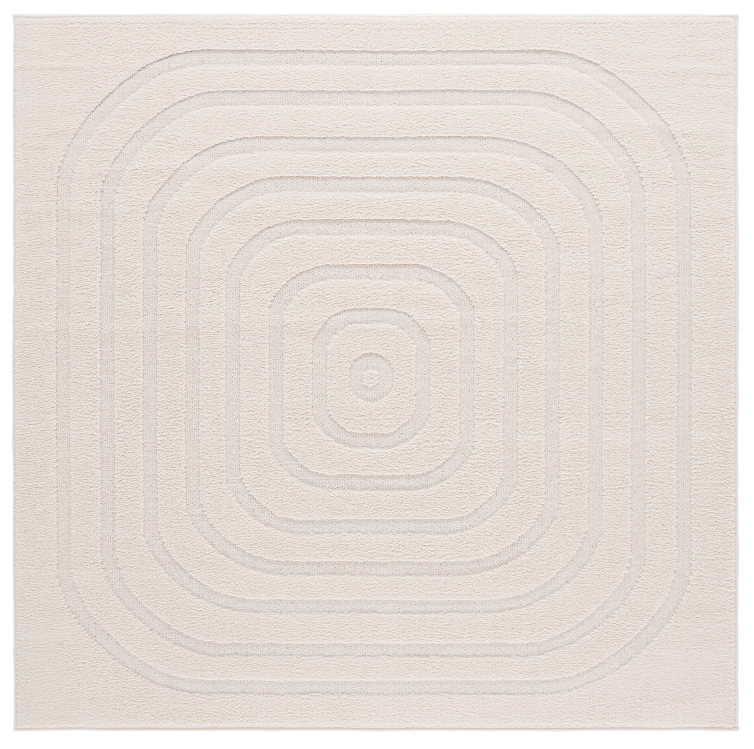 Safavieh Ramona 6' 7" x 6' 7" Square Area Rug, Ivory, large