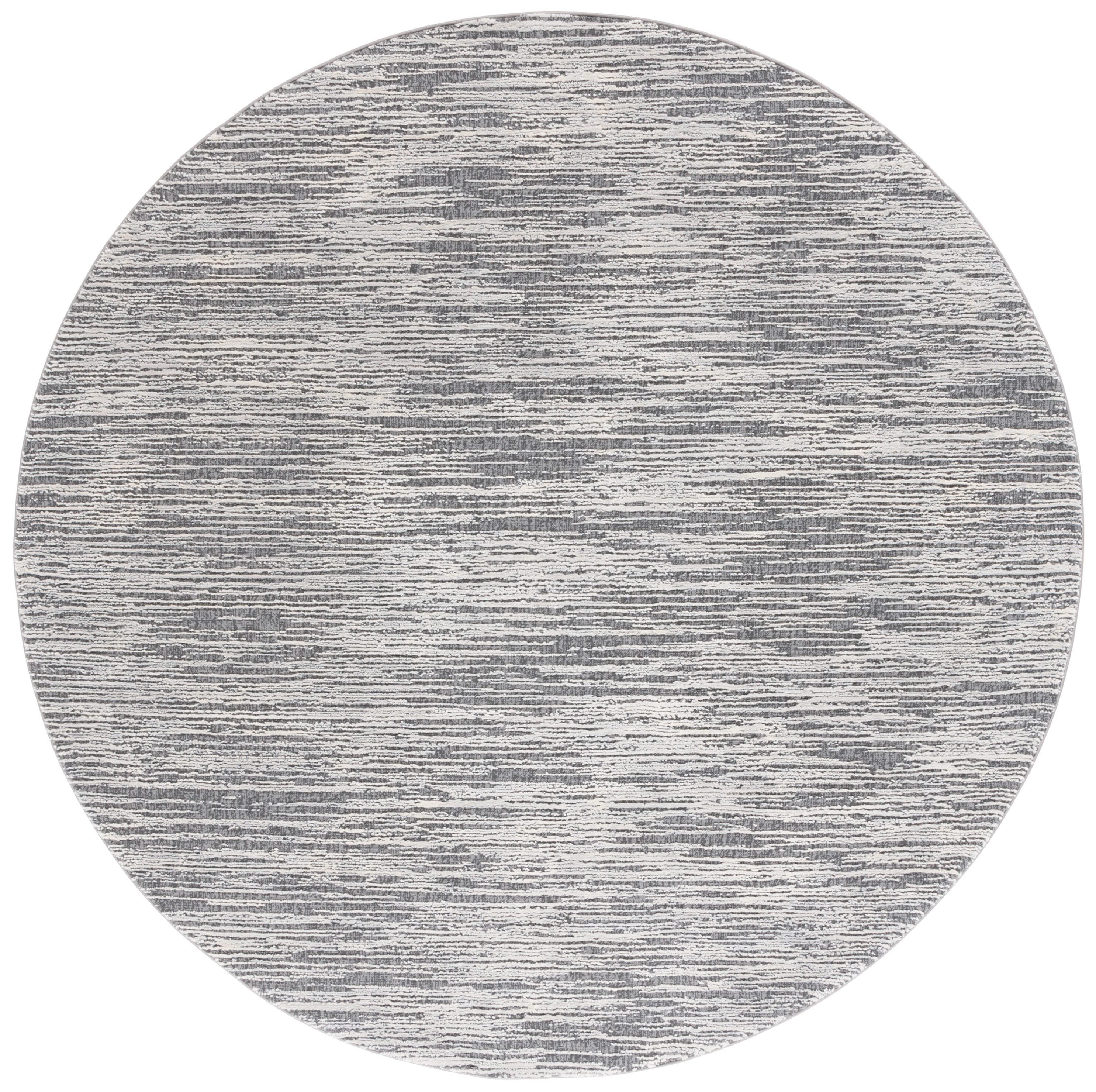 Safavieh Revive 6' 7" x 6' 7" Round Area Rug, Gray, large