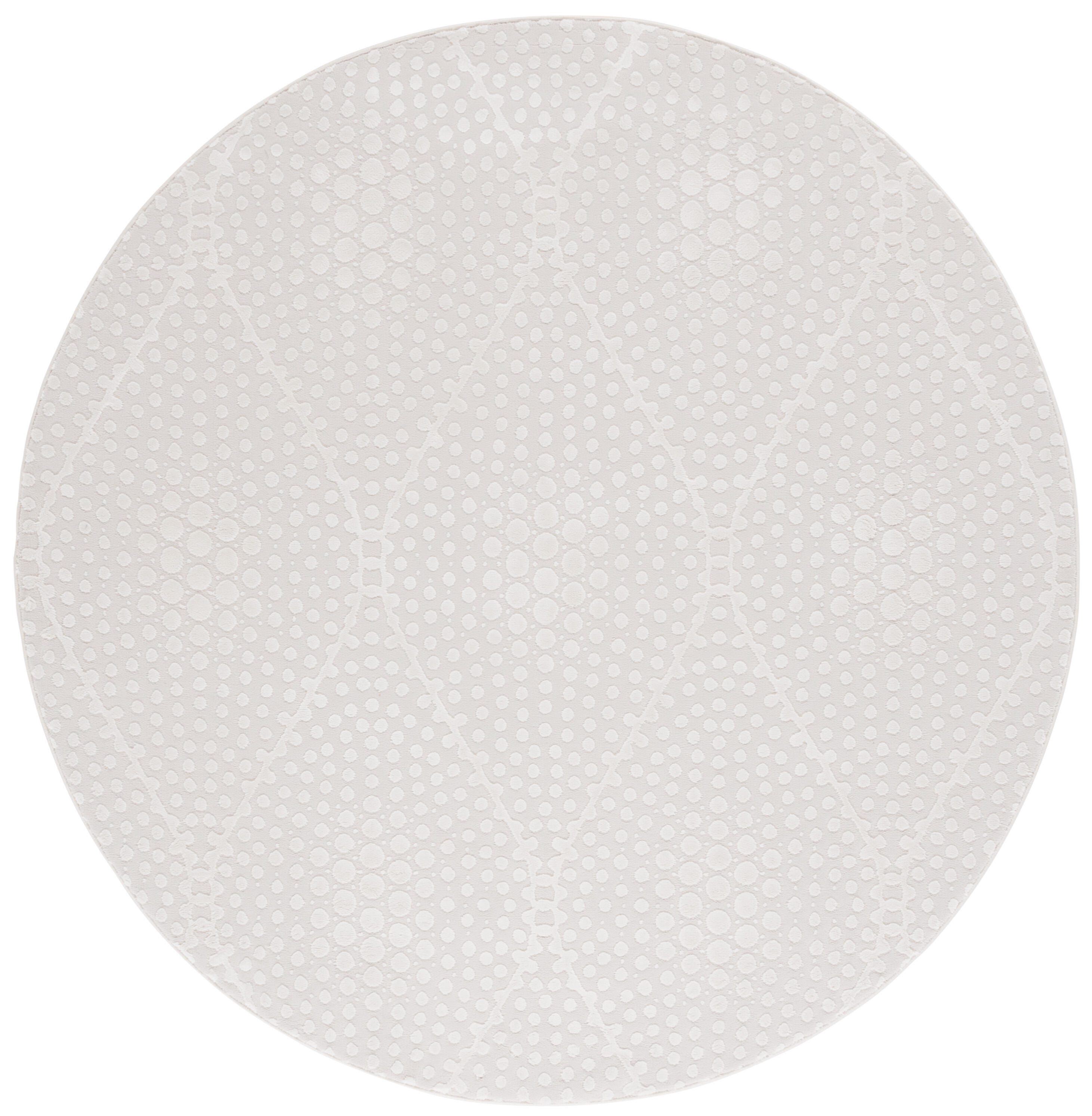 Safavieh Revive 6' 7" x 6' 7" Round Area Rug, Ivory, large
