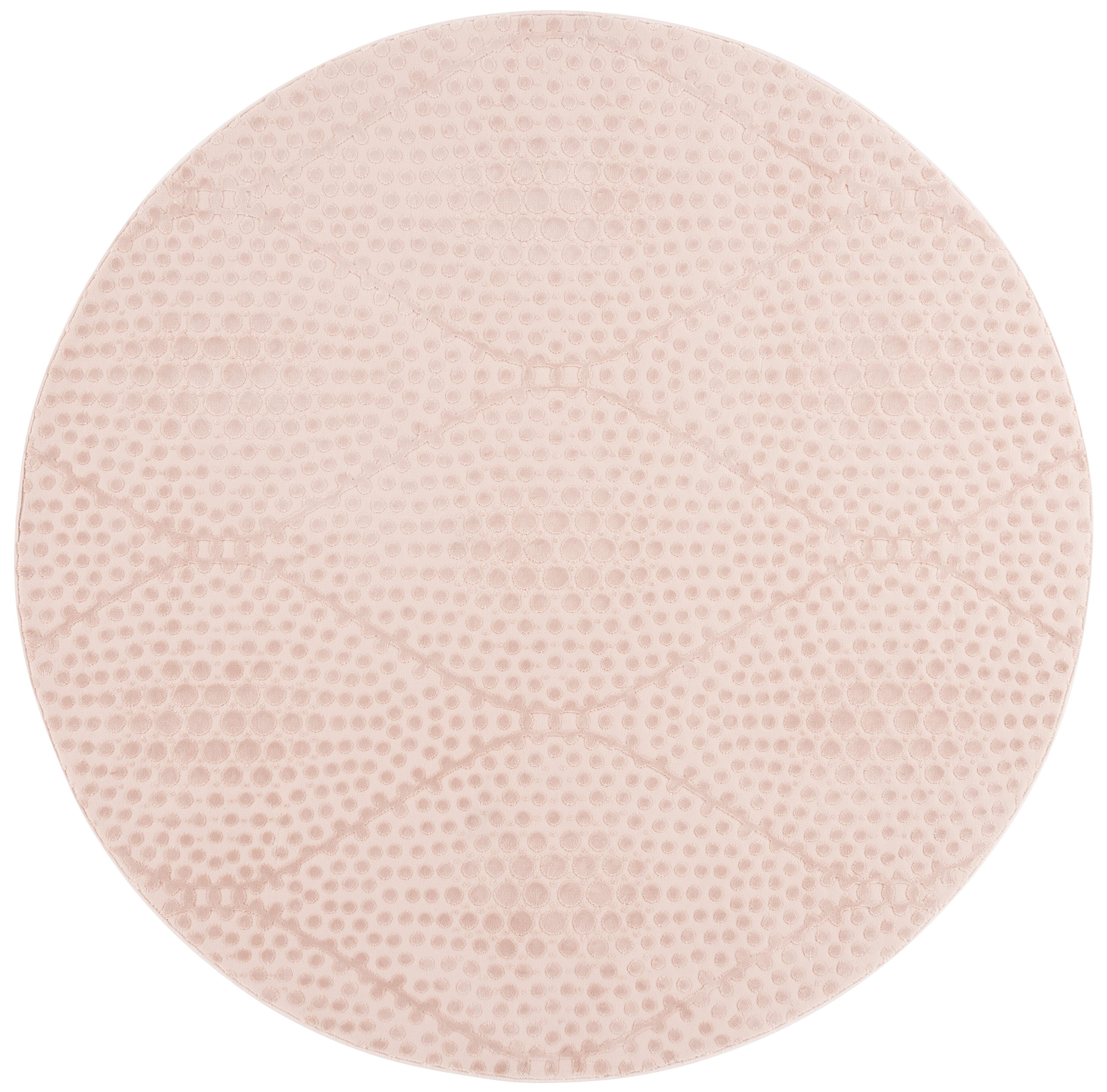 Safavieh Revive 6' 7" x 6' 7" Round Area Rug, Pink, large