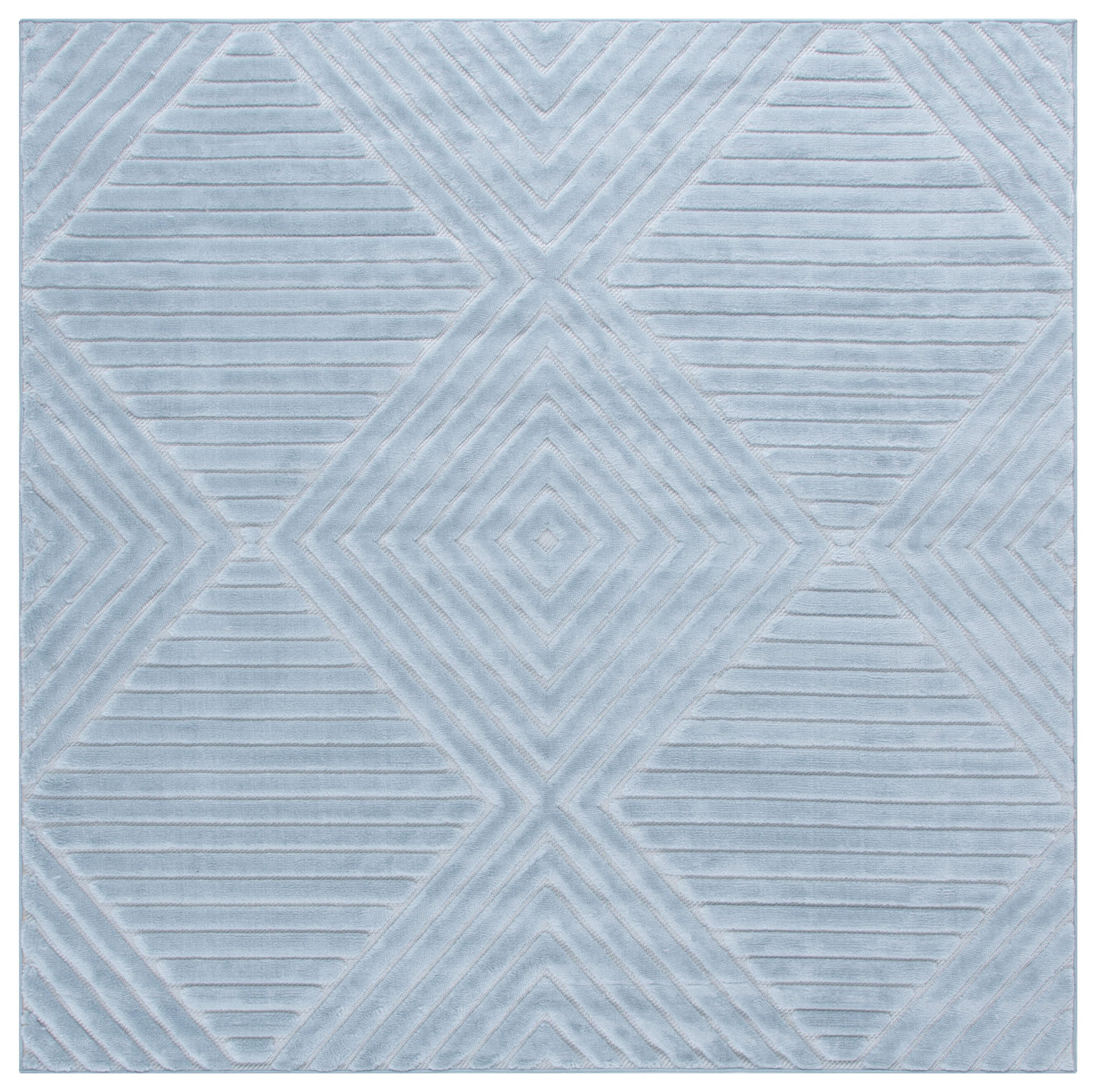Safavieh Selena 6' 7" x 6' 7" Square Area Rug, Blue, large